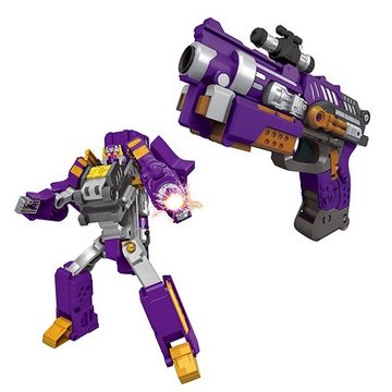 Toi-Toys Blaster Transformer Roboter Pistole mit Schuamstoffkugeln