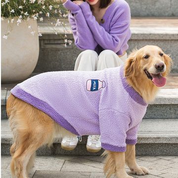 Katde Hundekleid Große Winterhunde Warme Mantel Hundekleidung für Mittelgroße Hunde