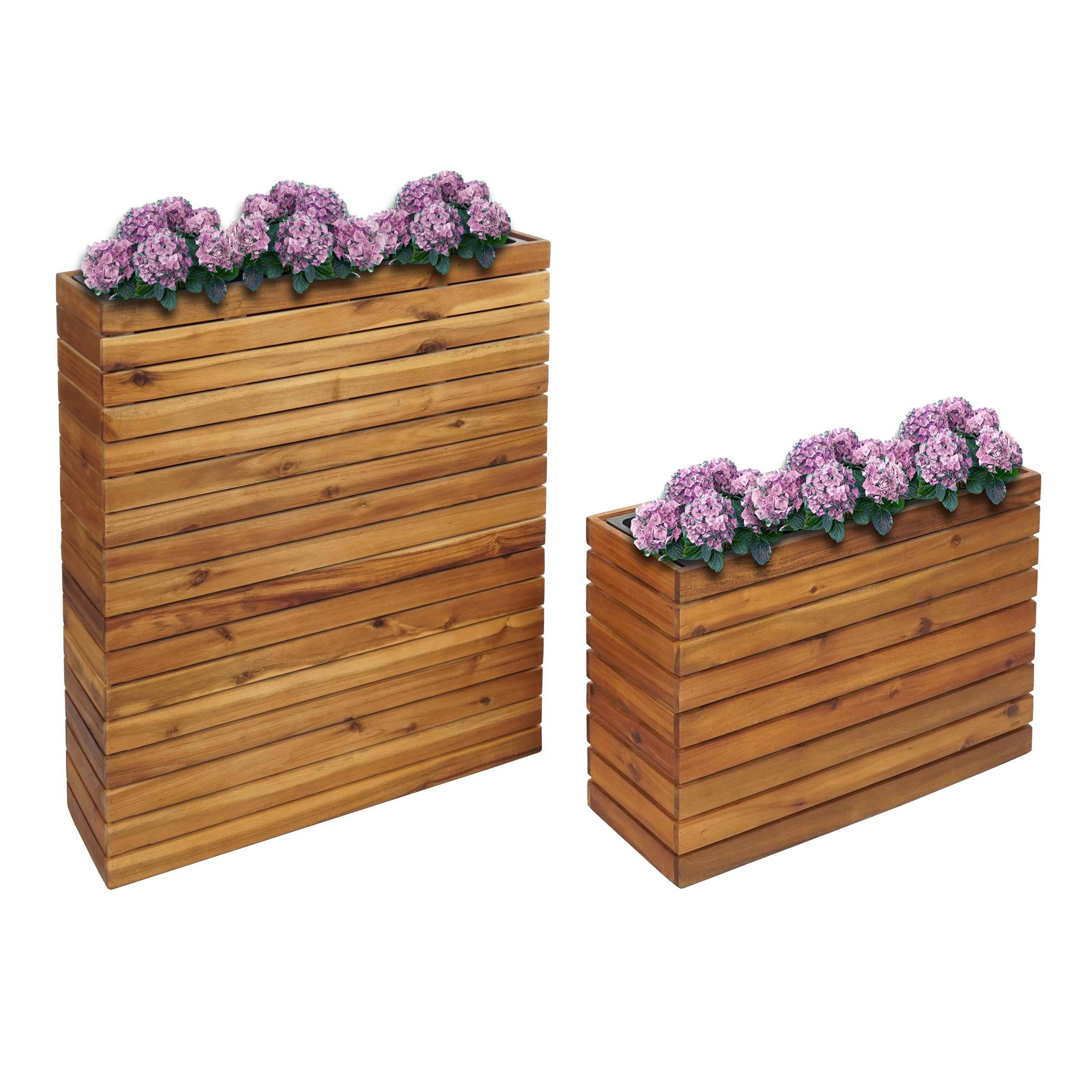MCW Blumenkasten MCW-L21-2, Outdoor geeignet, Inklusive Fußbodenschoner