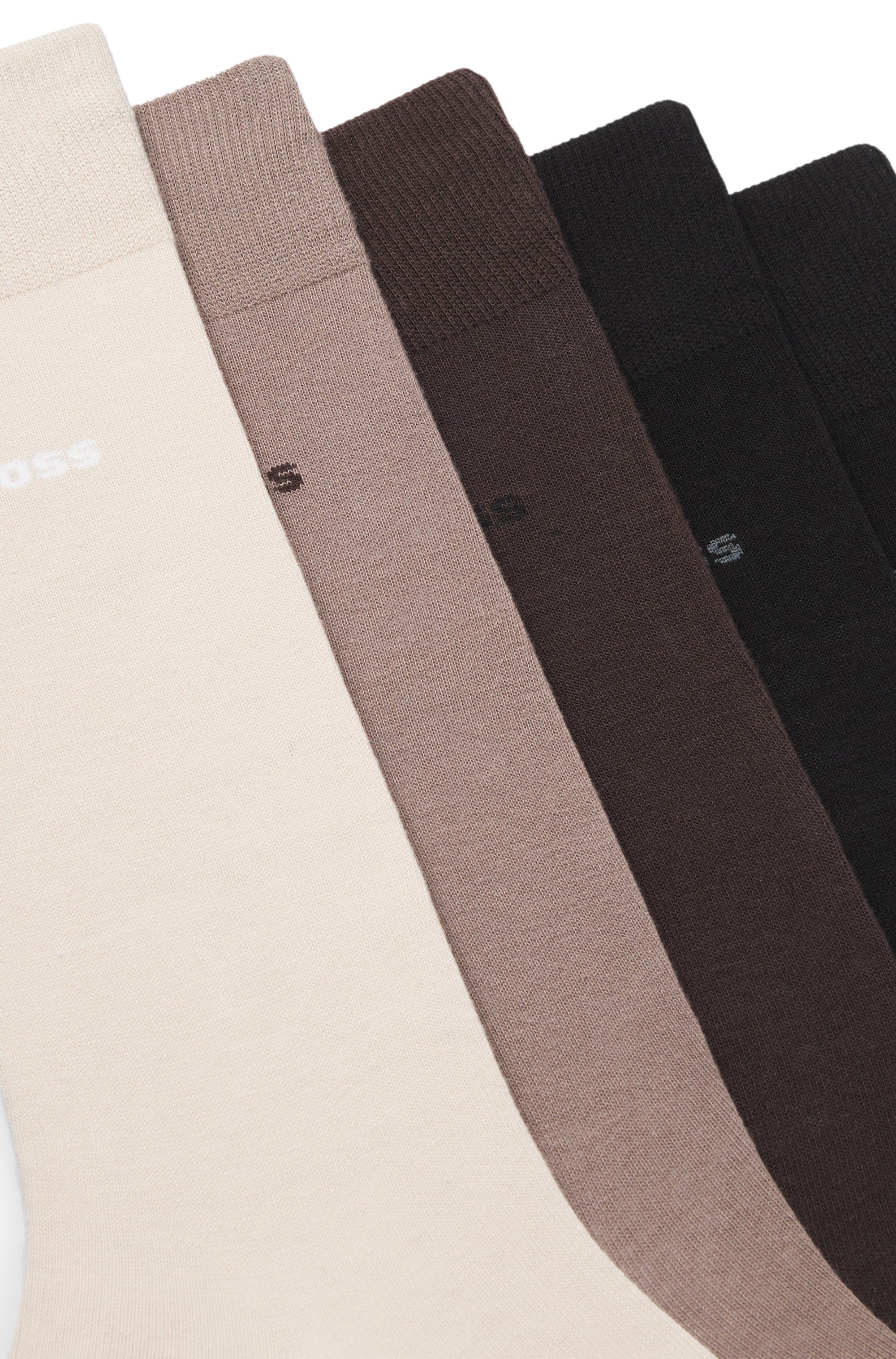 BOSS Socken 5P Uni Color CC (5-Paar) in klassischer Unifarbe günstig online kaufen