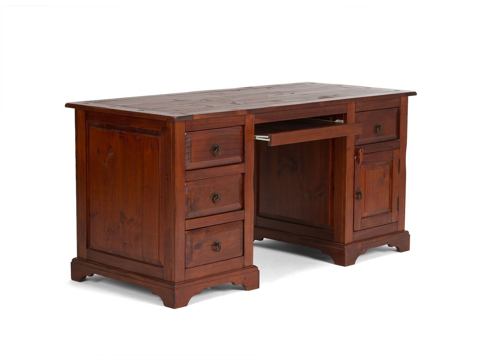 massivum Schreibtisch Catana braun (1-St)