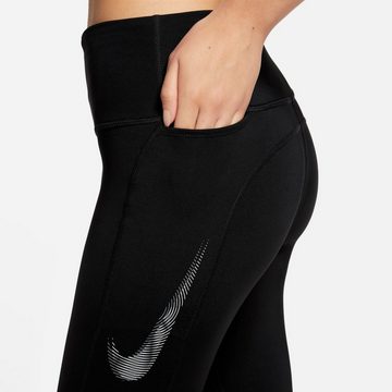 Nike Laufhose FAST SWOOSH WOMEN'S MID-RISE / LEGGINGS