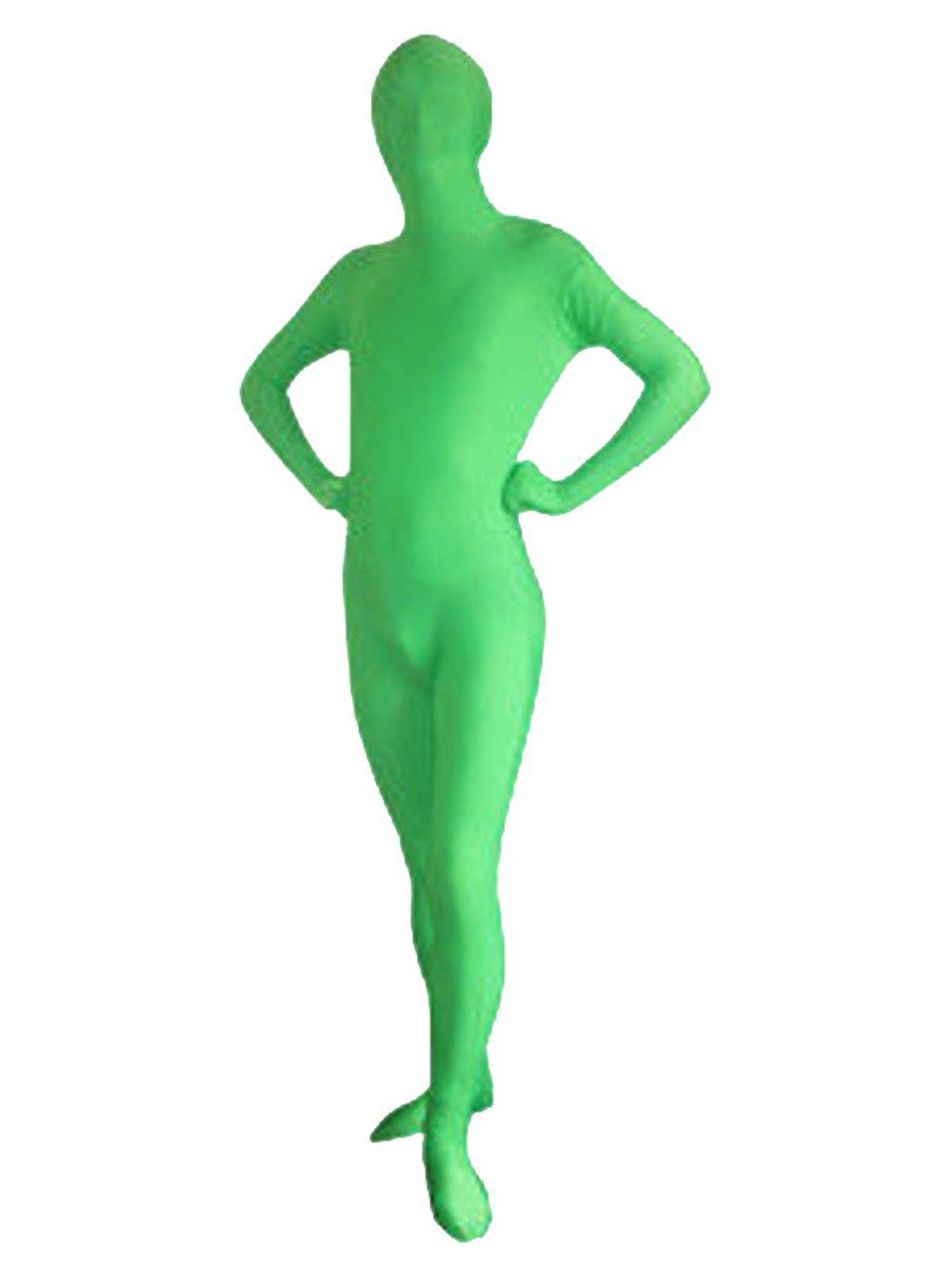 BRESSER Fotohintergrund Chromakey-grüner Ganzkörperanzug XL