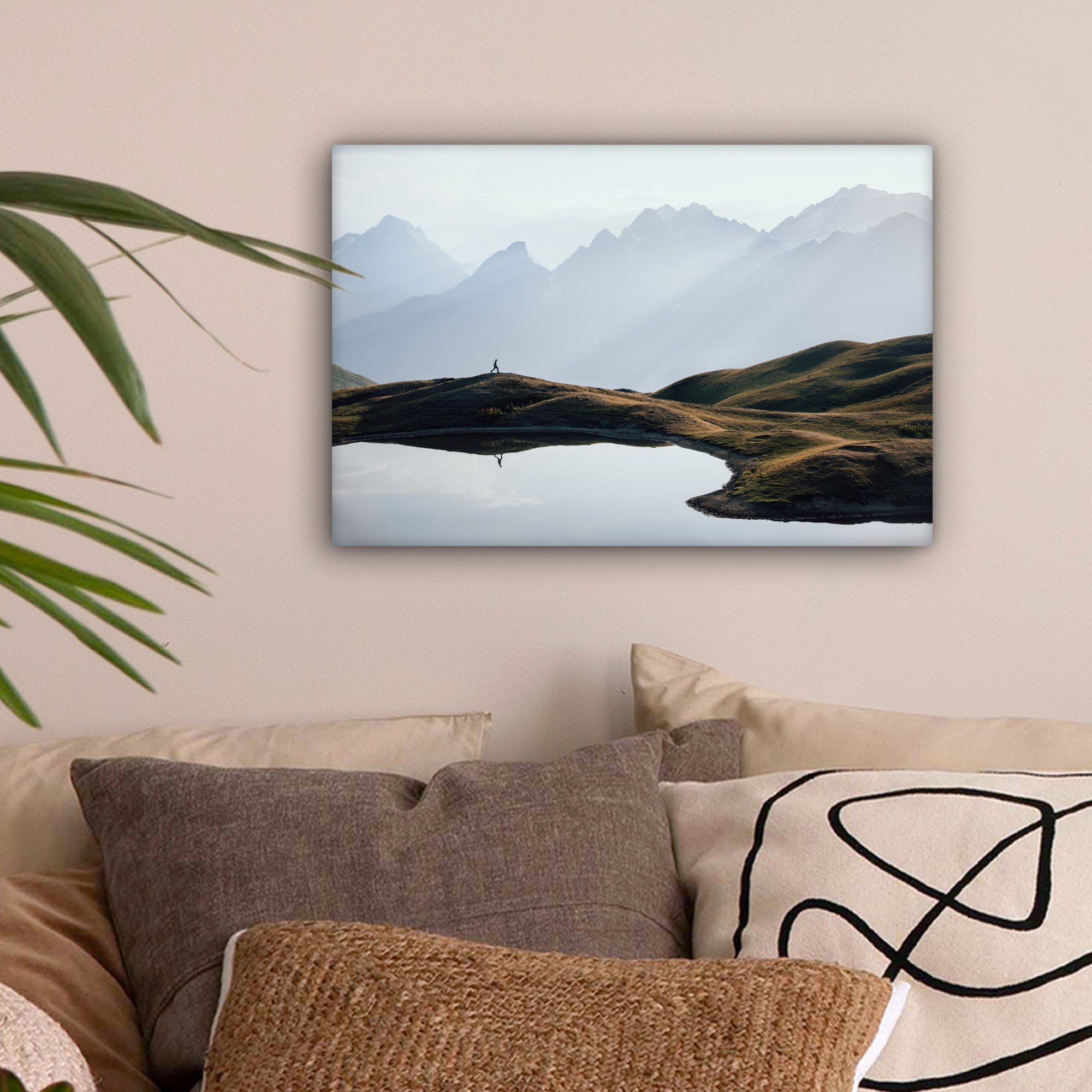 OneMillionCanvasses® Leinwandbild Natur - Berge - günstig online kaufen