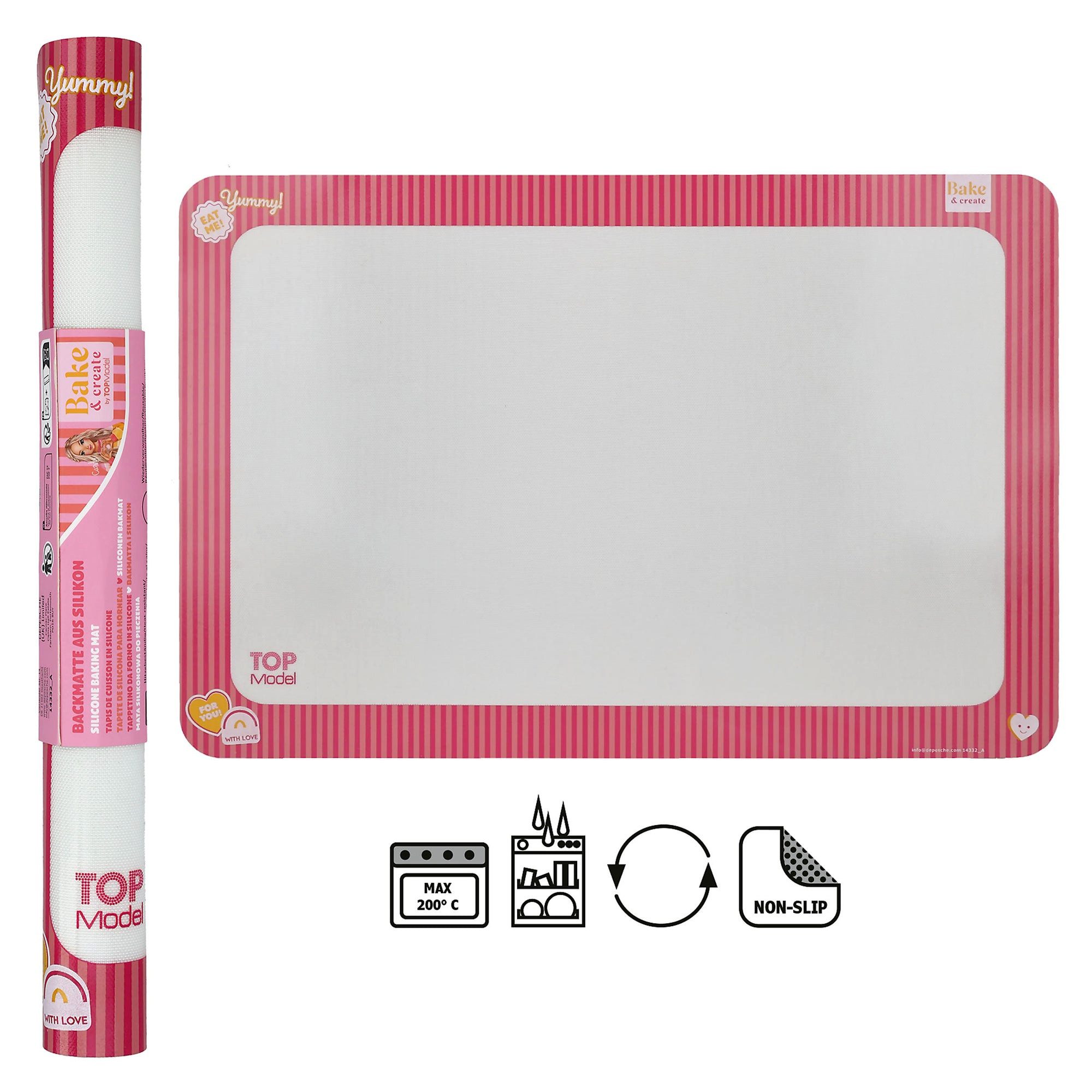 Depesche Spiel TOPModel Backmatte Silikon BAKE and CREATE