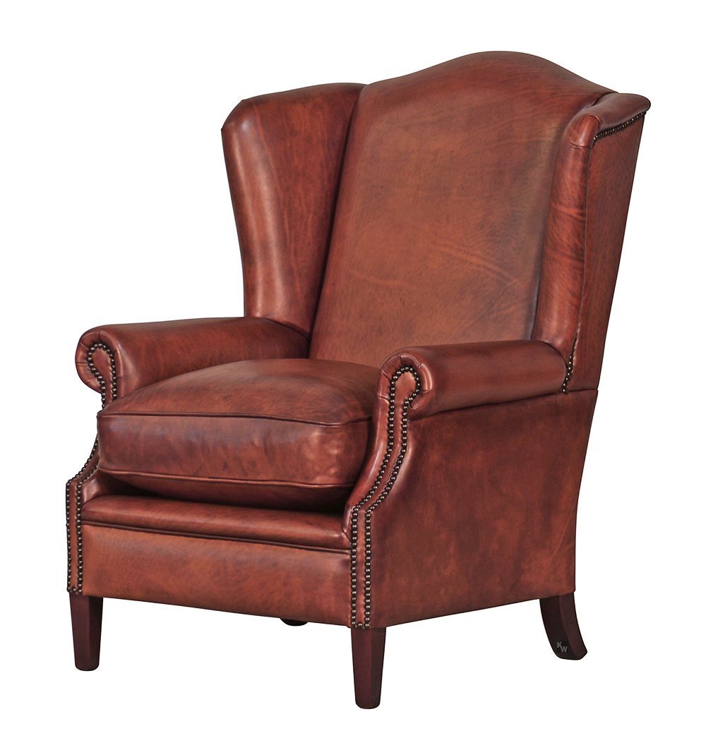 Kai Wiechmann Ohrensessel Wing Chair Rindsleder