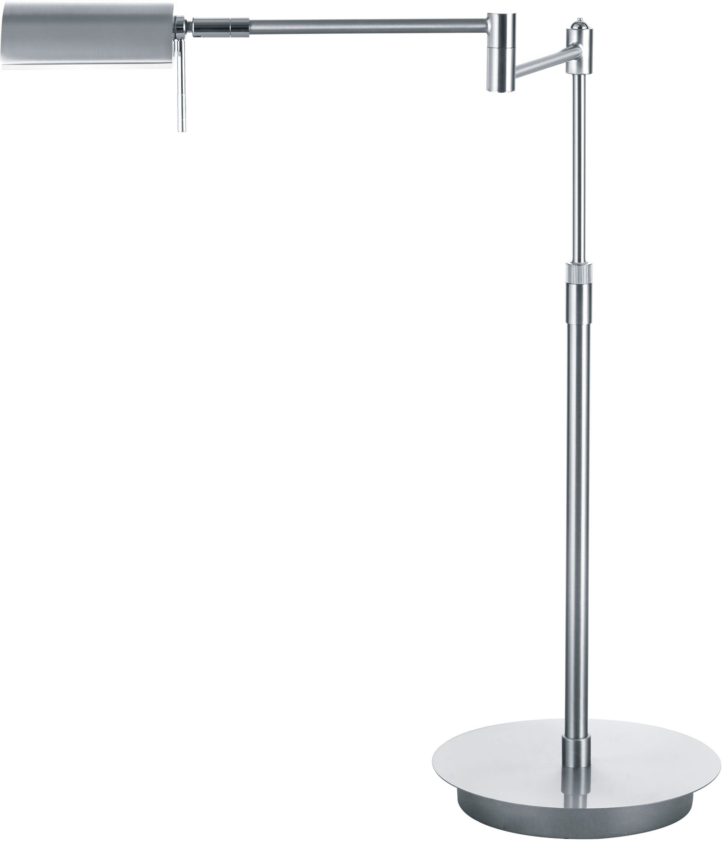 HELL höllisch gutes Licht LED Tischleuchte GRAZ, LED fest integriert, Warmweiß, Tastdimmer, In der Höhe einstellbar