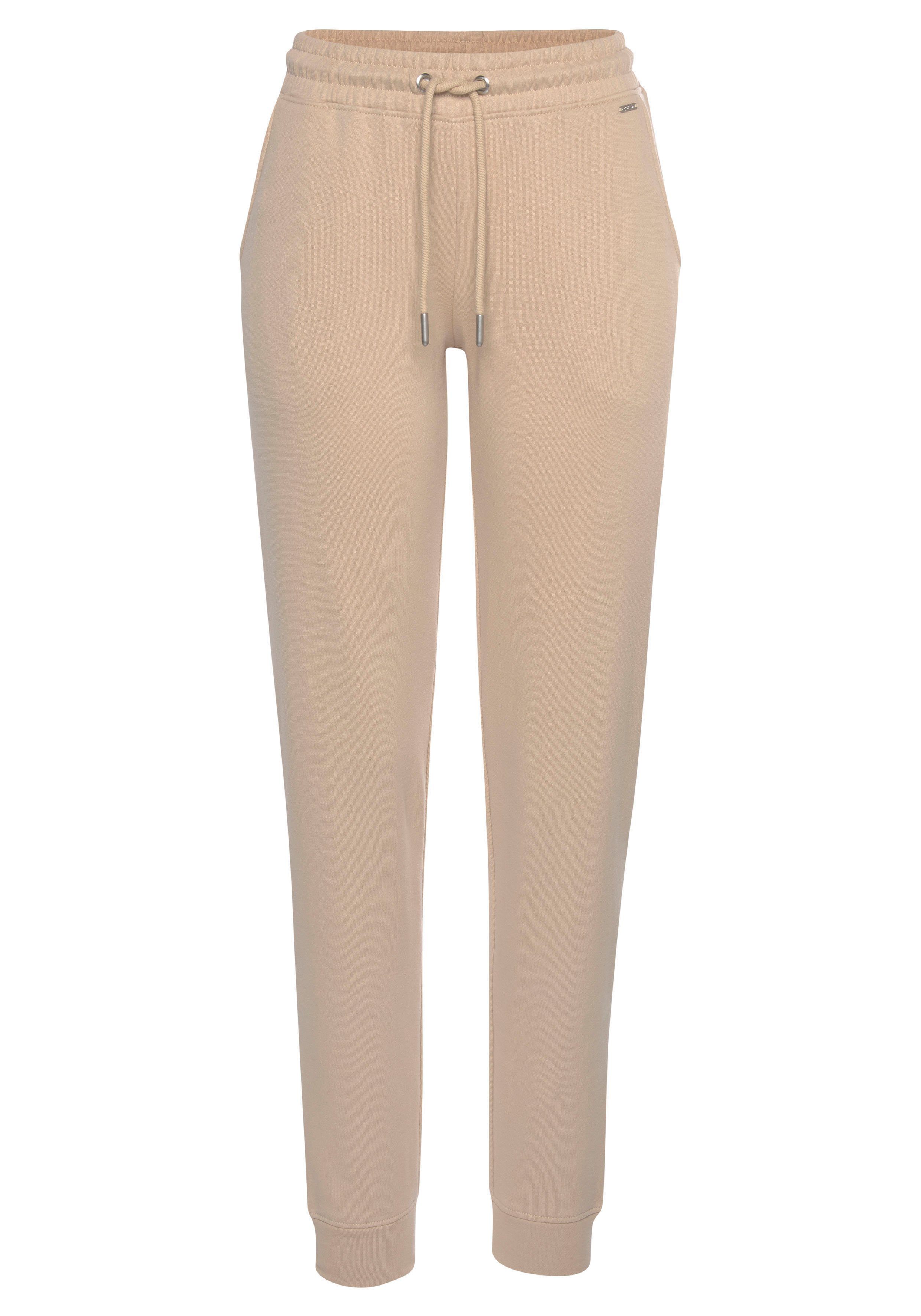 Loungeanzug Relaxhose maritimen Stil, im H.I.S nougat