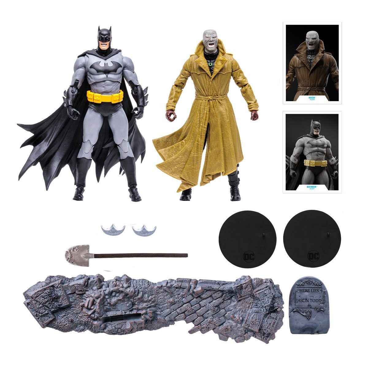 McFarlane Toys Actionfigur McFarlane Toys DC Collector Batman Vs Hush Variant Actionfiguren 2Pack