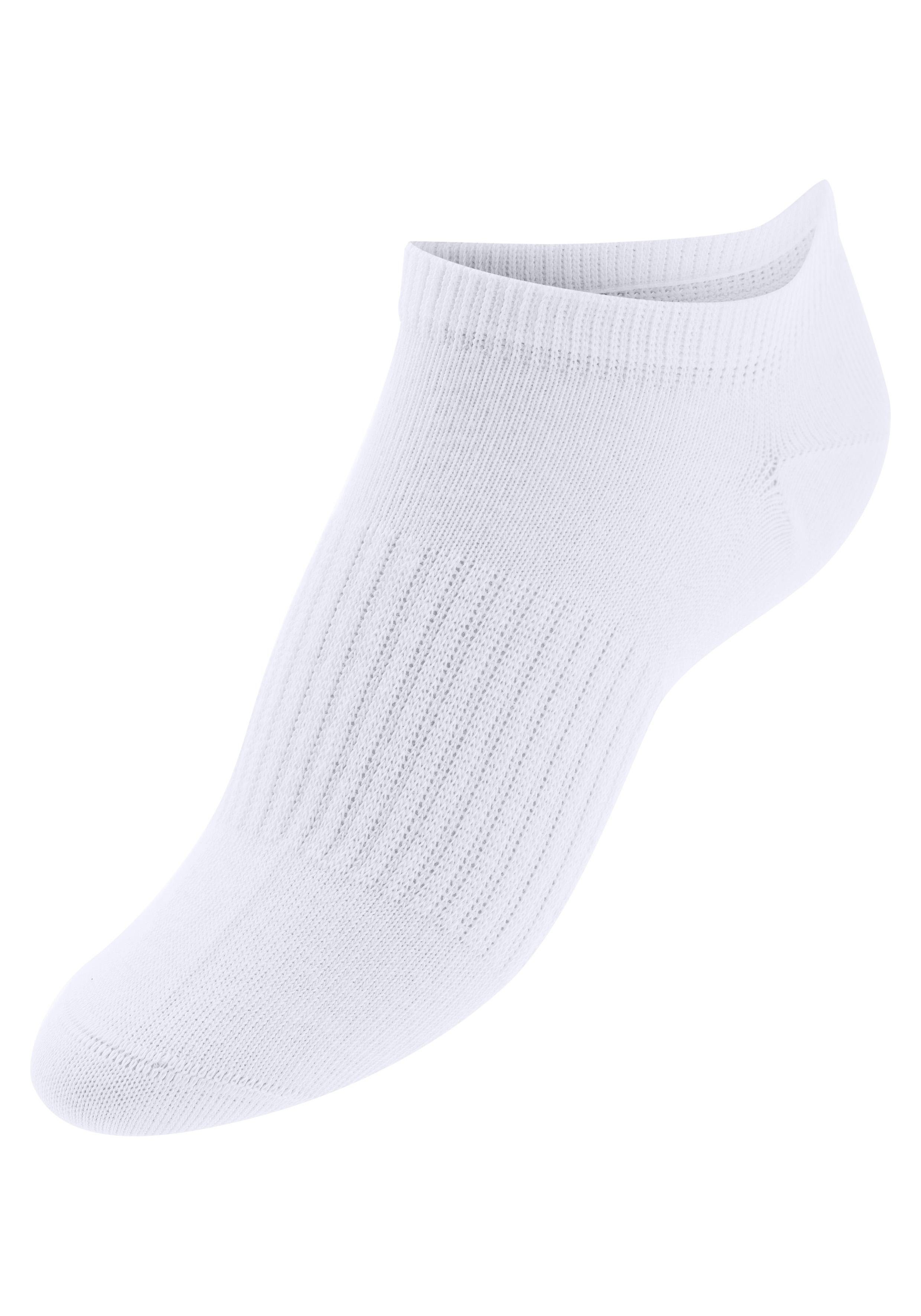 LASCANA ACTIVE Sneakersocken (Packung, 7-Paar) mit Mittelfußgummi