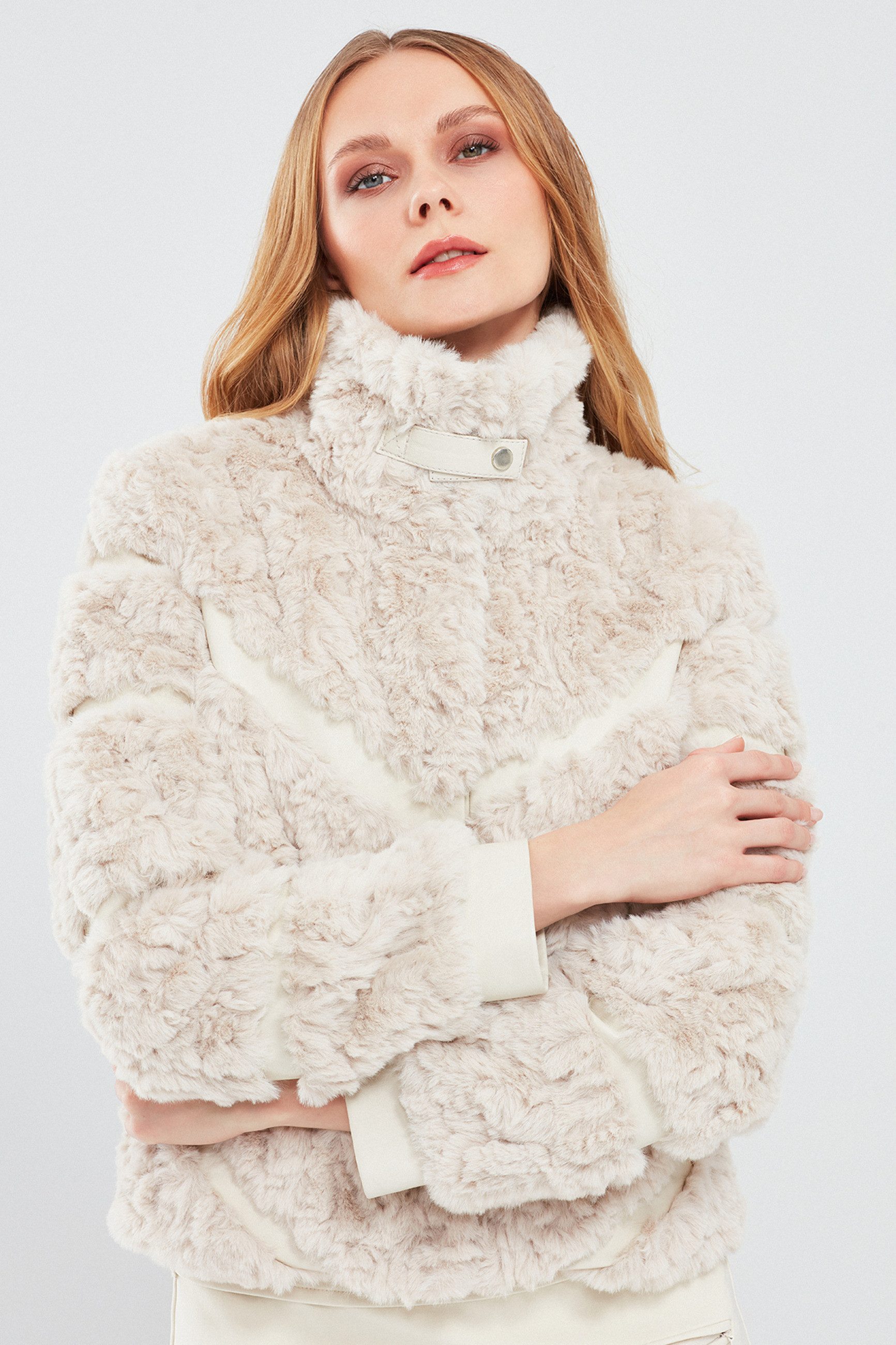 Derimod Lederjacke Melrose Teddyjacke