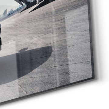 DEQORI Glasbild 'Der Lamborghini Urus', 'Der Lamborghini Urus', Glas Wandbild Bild schwebend modern