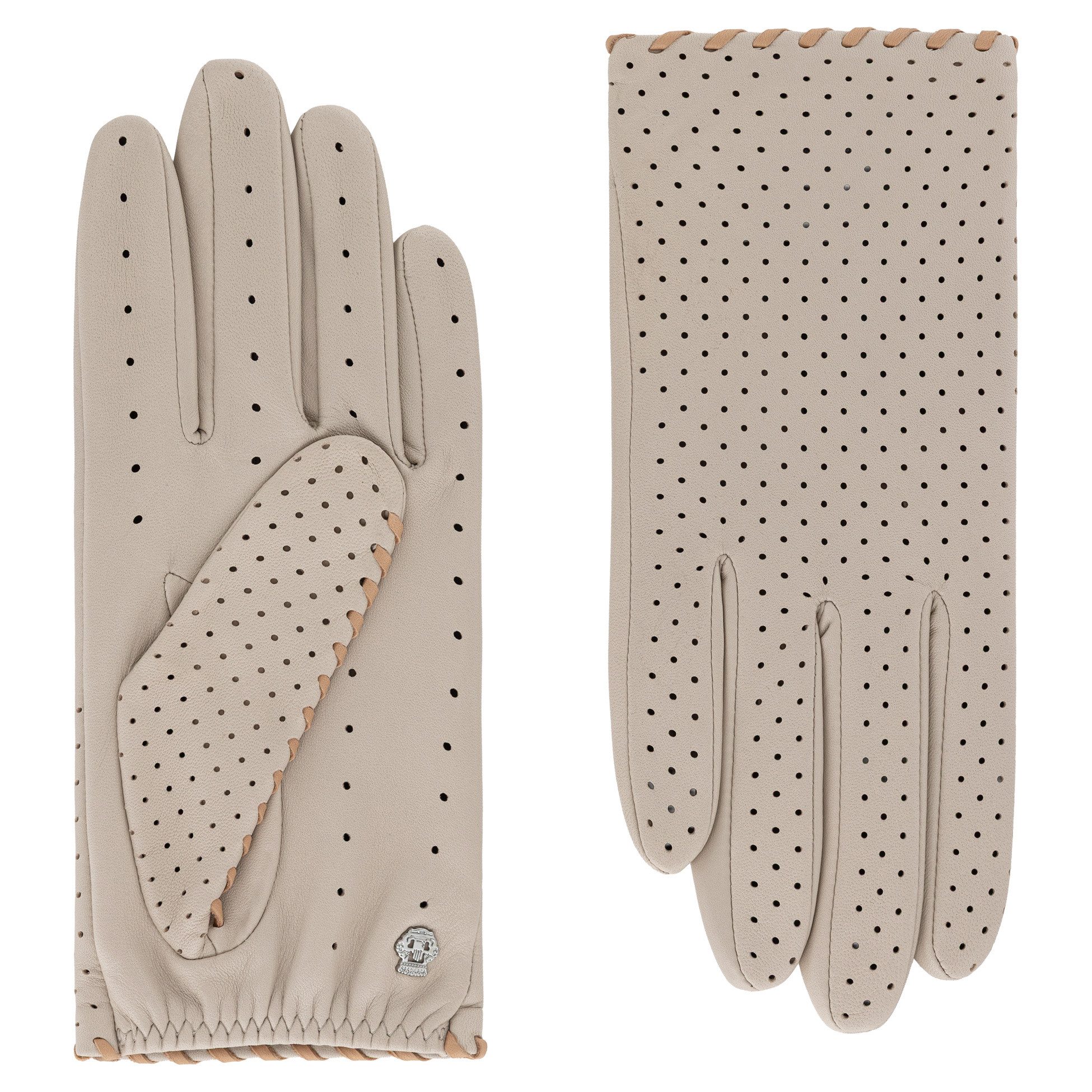Roeckl Lederhandschuhe GENOVA Fingerhandschuh mit Perforationen