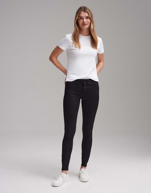 OPUS Skinny-fit-Jeans Elma black Normal Baumwolle