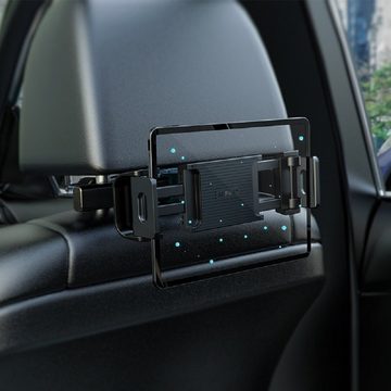 Acefast Autokopfstützenhalterung für Handy und Tablet (135-230mm Breite) Tablet-Halterung