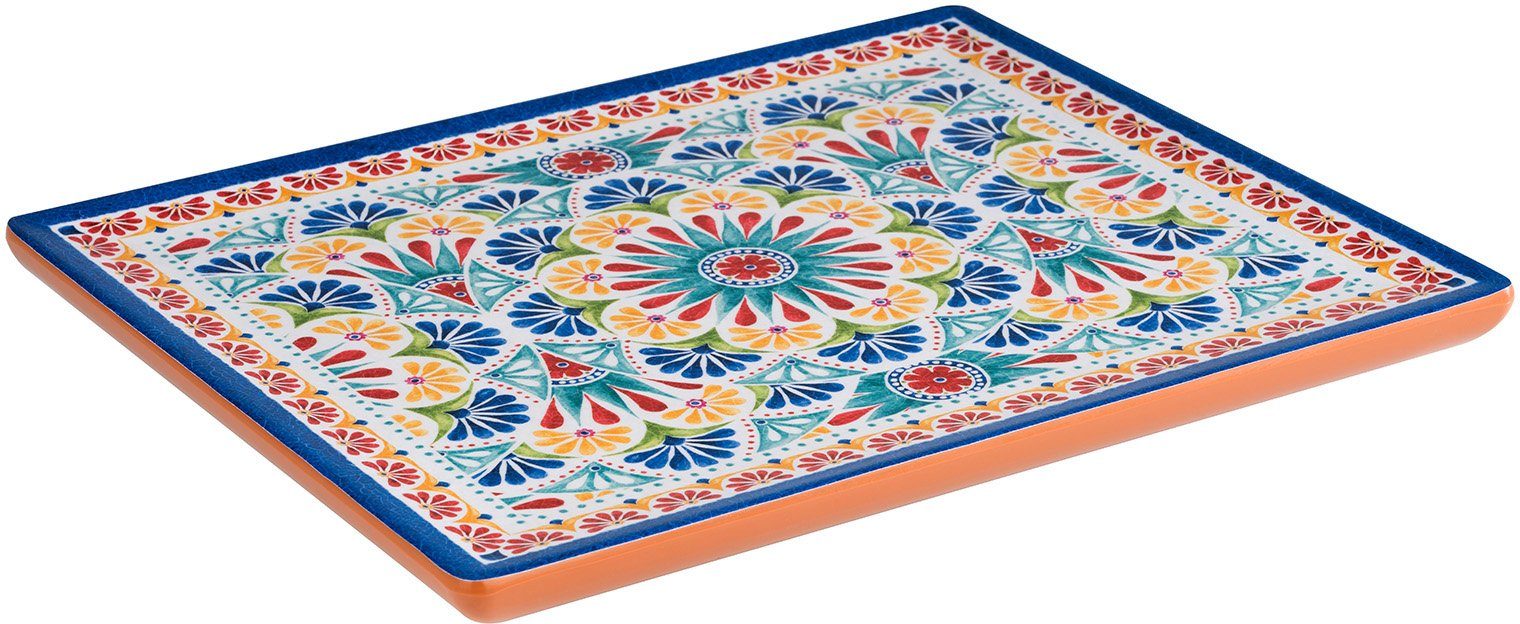 APS Tablett Arabesque, Melamin, Terrakotta-Optik, spülmaschinengeeignet. Reduzierter Preis € 24,95. Unverbindliche Preisempfehlung € 45,99