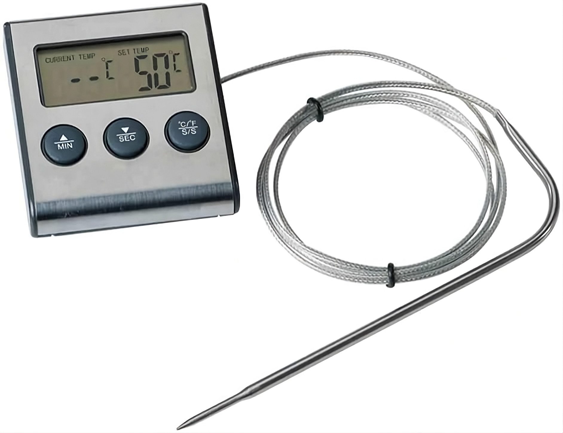 Bratenthermometer Digital-Bratenthermometer mit Timerfunktion