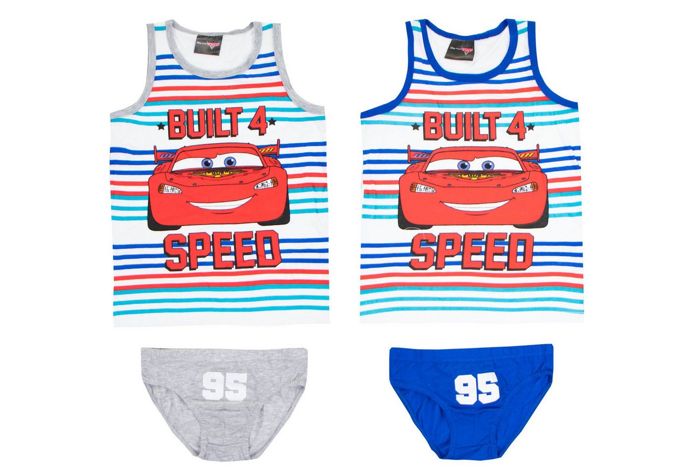 Cars Unterhemd Cars Unterhemd & Unterhose Set Cars Design 100% Baumwolle