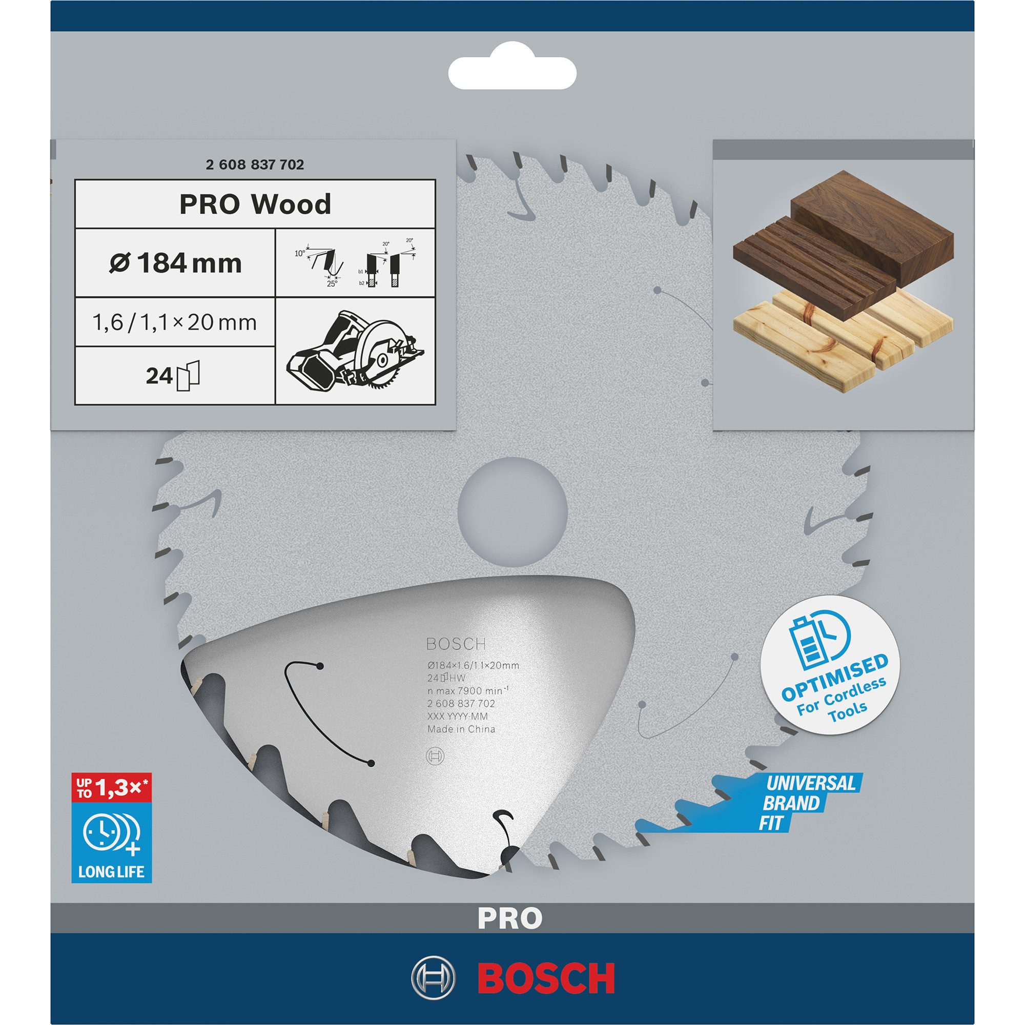 Bosch Professional Sägeblatt Bosch Professional PRO Wood cordless