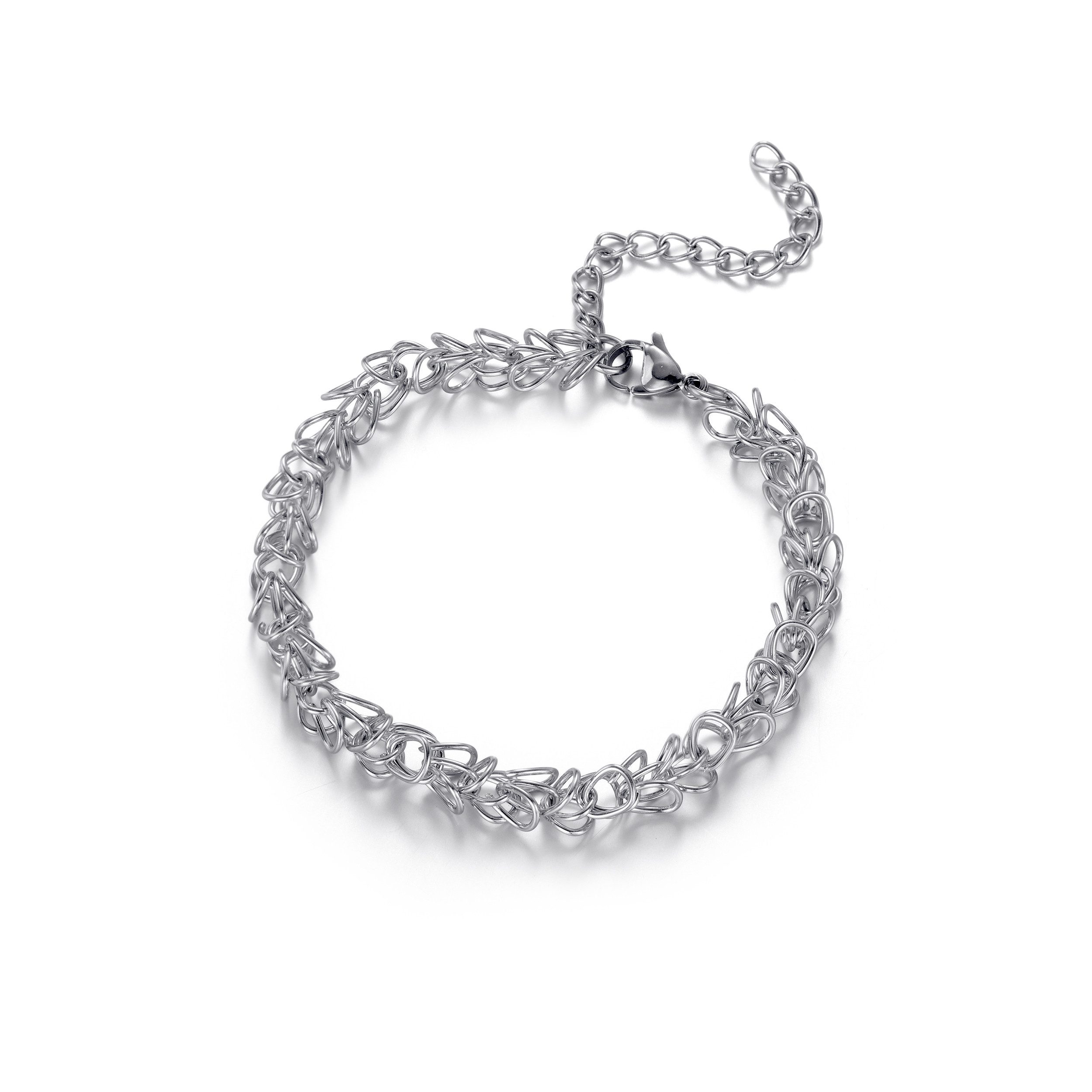 Firetti Armband Schmuck Geschenk Edelstahl Armschmuck Armkette Fantasiekettenglieder