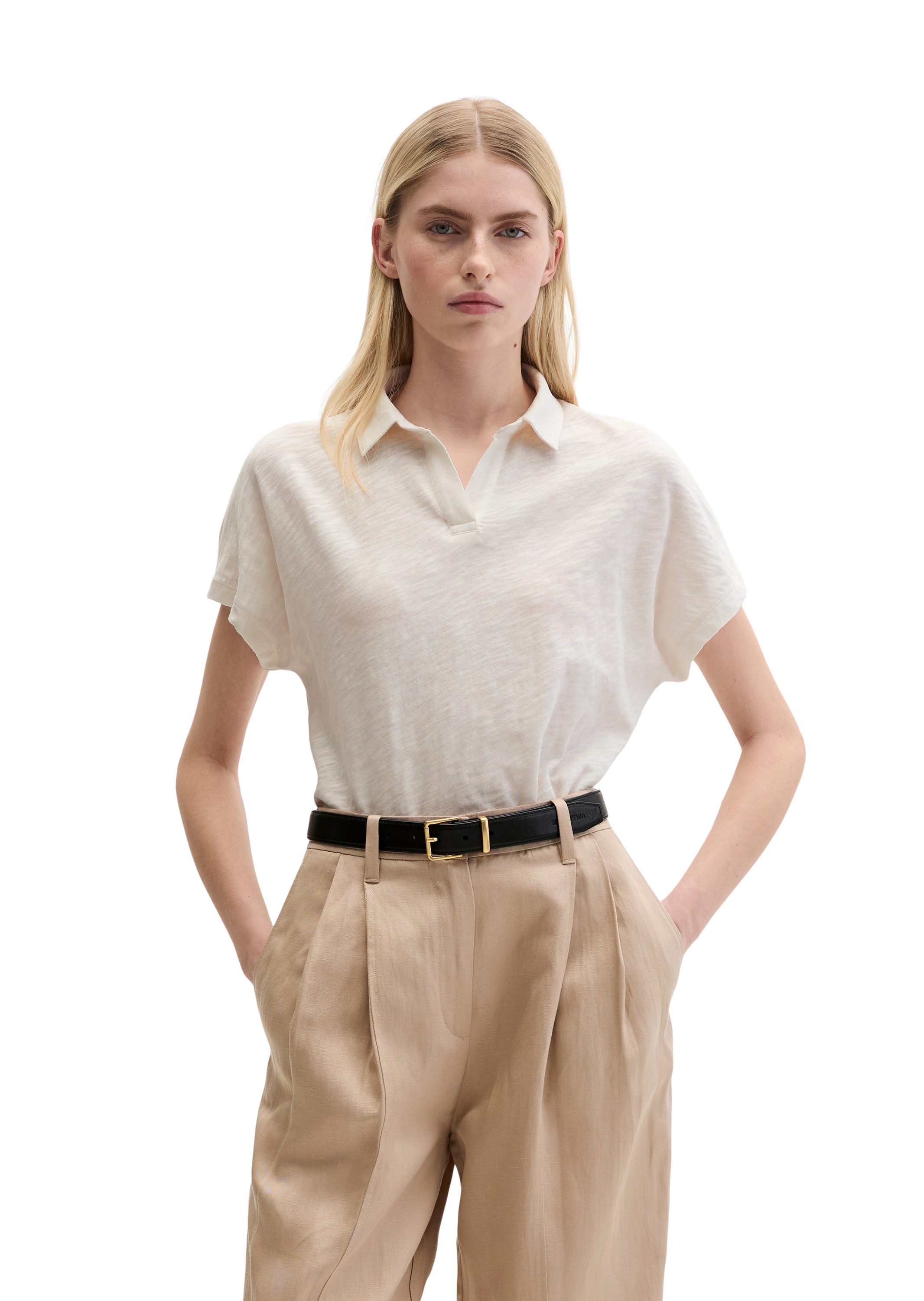 Marc O'Polo Poloshirt aus Slub Jersey