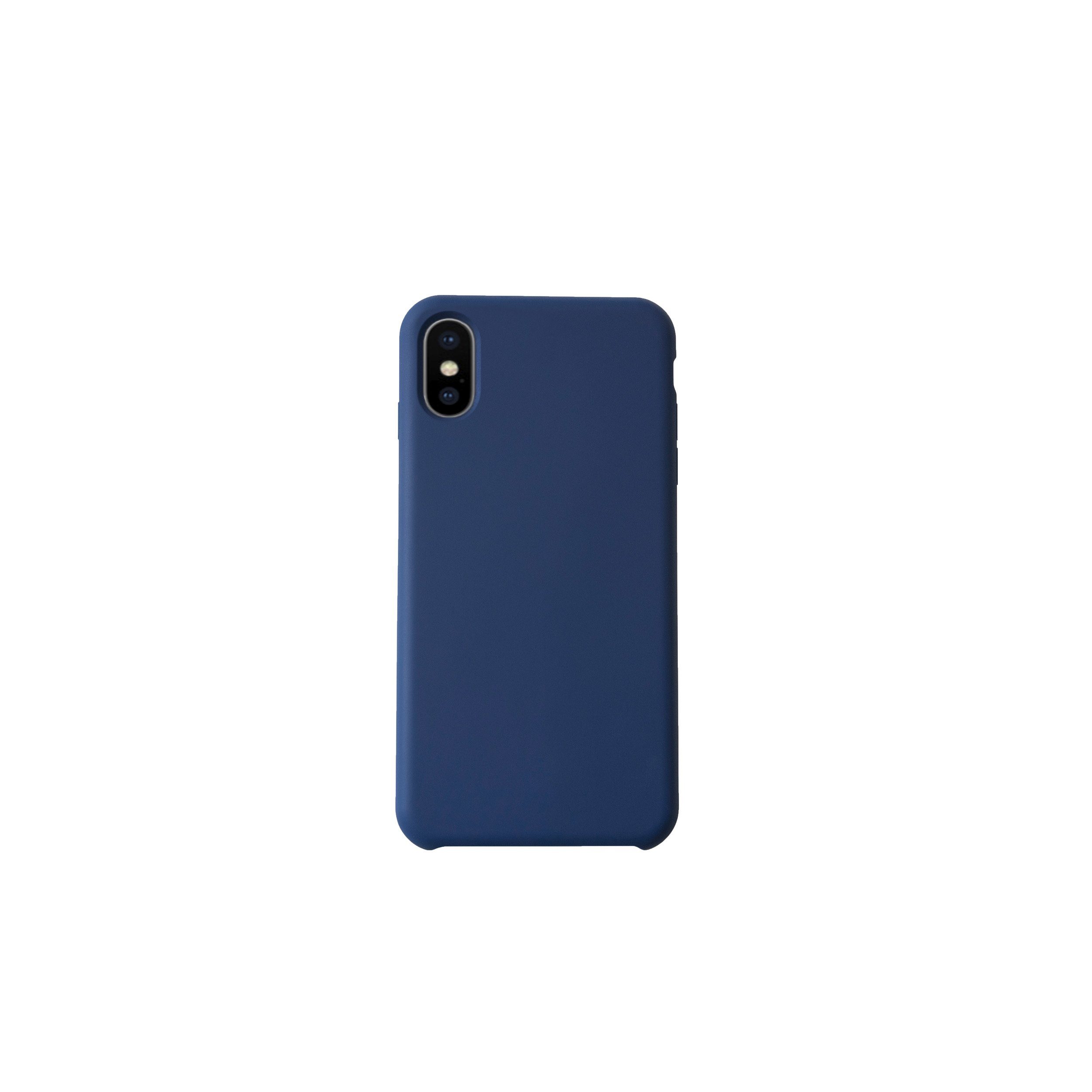 KMP CREATIVE LIFESTYLE PRODUCTS. Handyhülle Silikon Case Velvety Premium- Schutzhülle - für iPhone X - midnight bl 5,8 Zoll