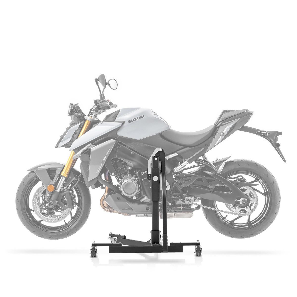 ConStands Motorradheber CS Power Evo-Zentralständer für Suzuki GSX-S 1000 15-26 Schwarz