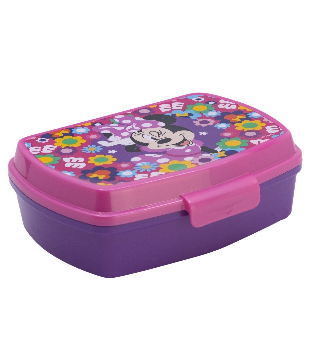 Disney Minnie Mouse Lunchbox Kinder Brotdose für Schule Freizeit und Ausflug, Polyethylen