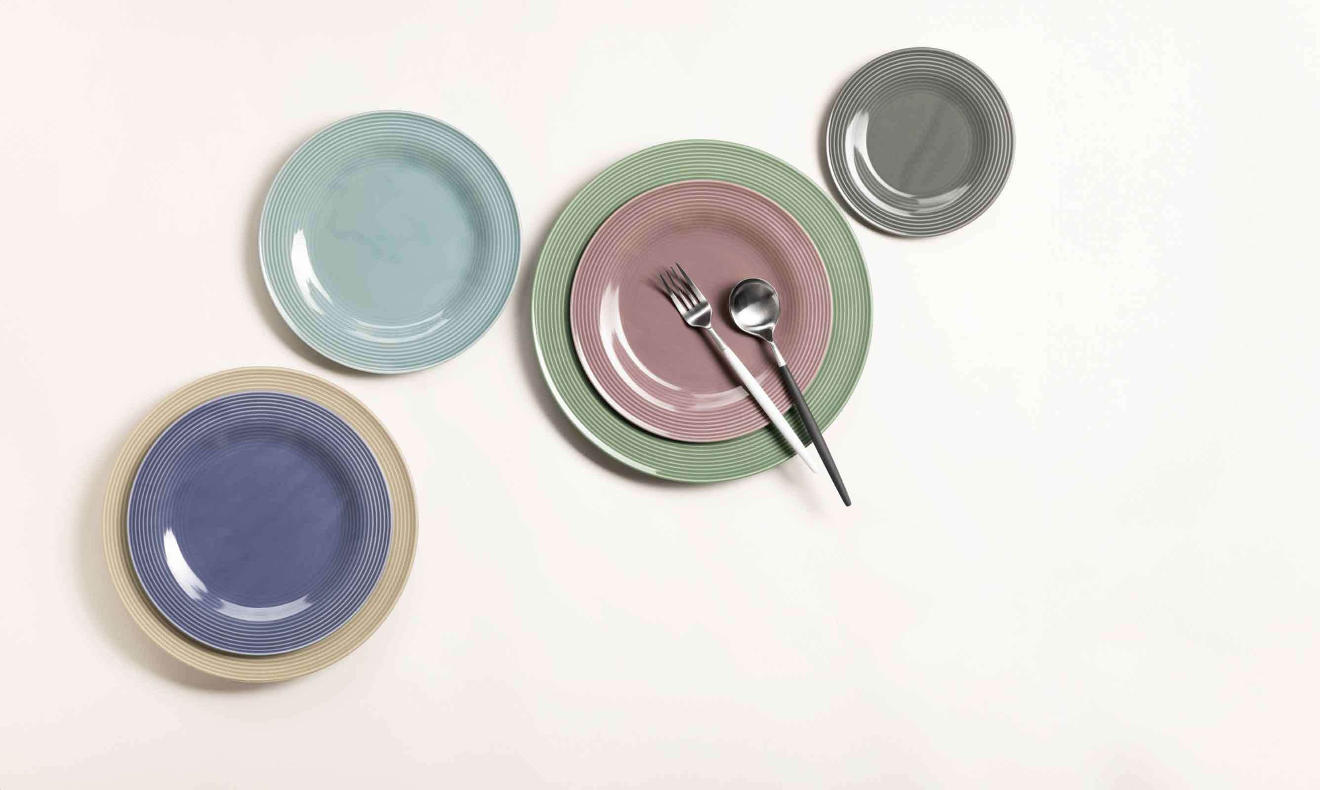 Seltmann Weiden Brotteller Beat Color Glaze Brotteller ø 17 cm 6er Set, (6 St)