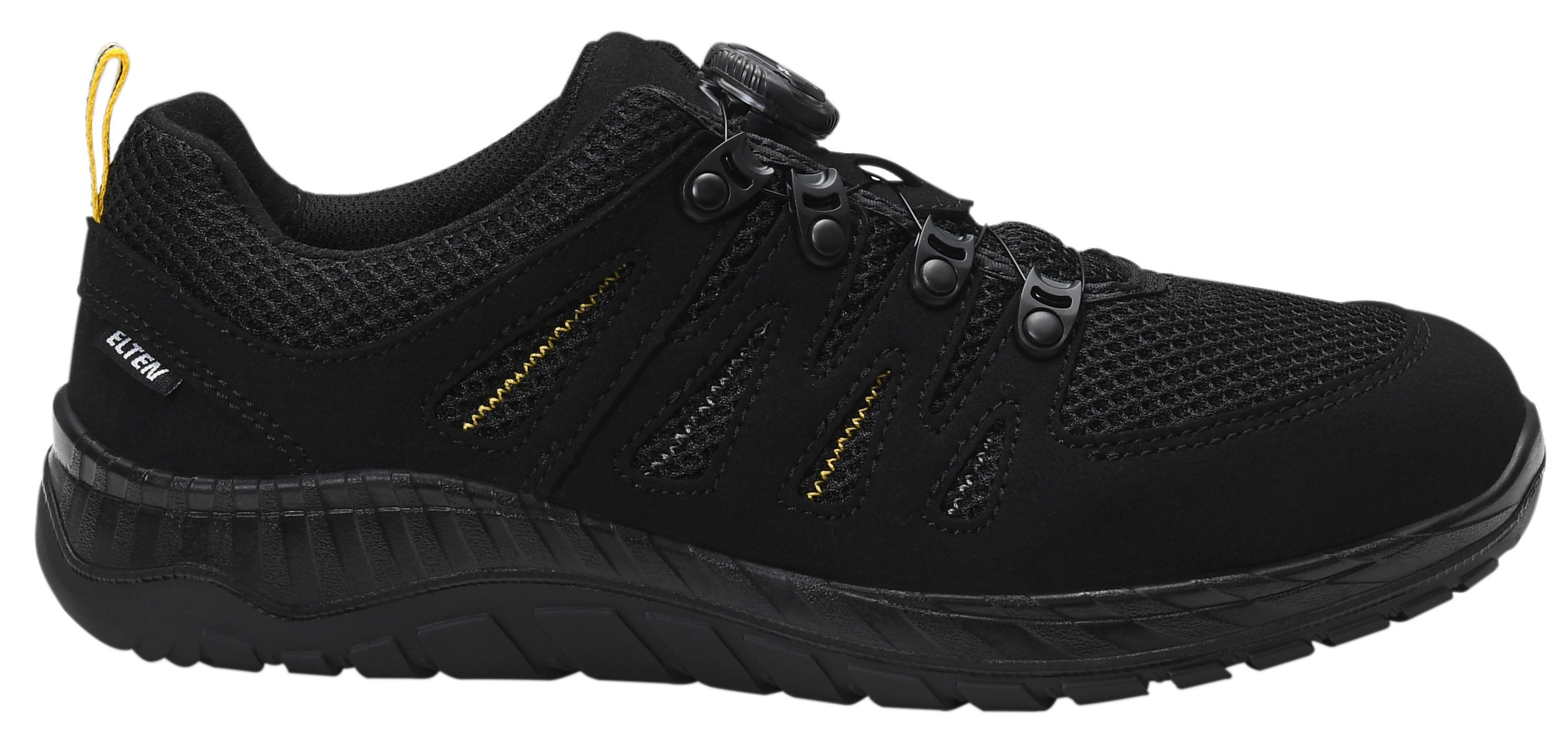 ELTEN MADDOX BOA® black-yellow Low ESD O1 Sicherheitsschuh (Schuhkarton, Paar) – Bild 2 von 5