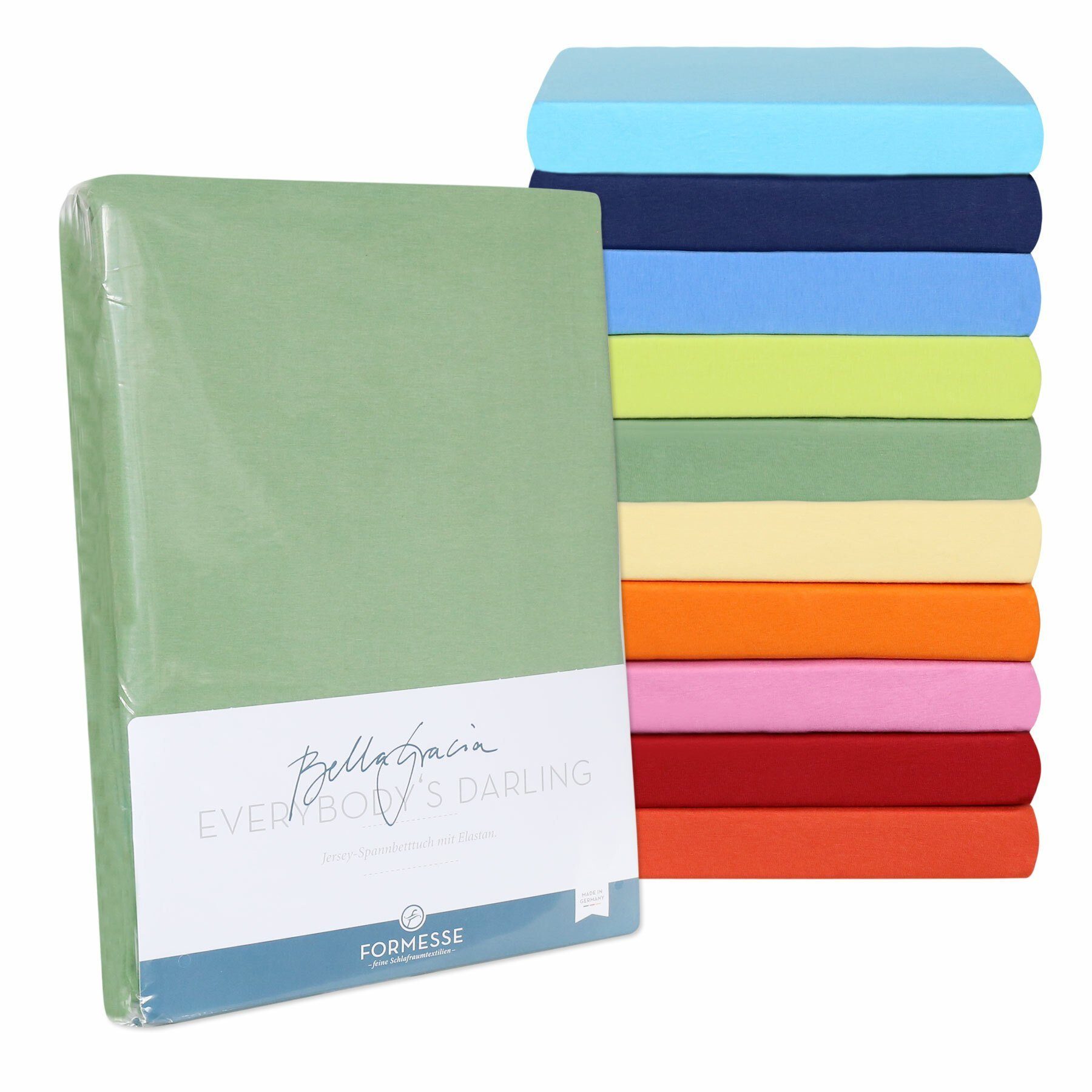 Formesse Spannbettlaken Bella Gracia, Jersey, (1 günstig online kaufen