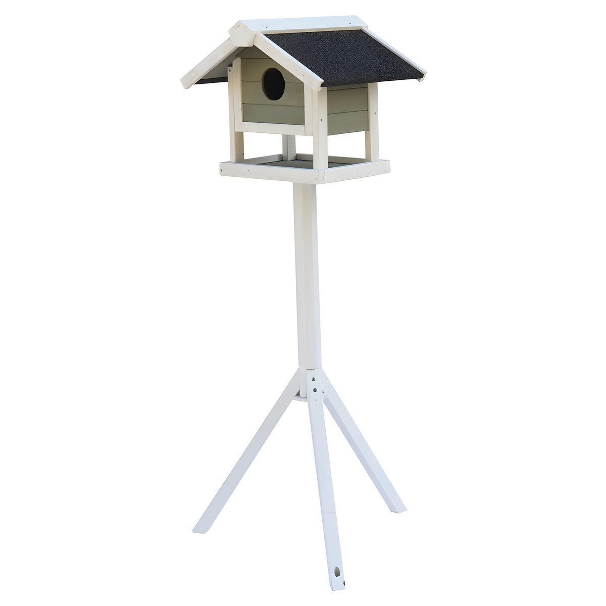 Nobby Vogelhaus Vogelhaus Talva weiß-graubraun