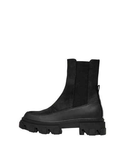 ONLY Boots mit Plateau Absatz Chunky Stiefeletten Schuhe ONLTOLA Stiefel (2-tlg) 4402 in Schwarz