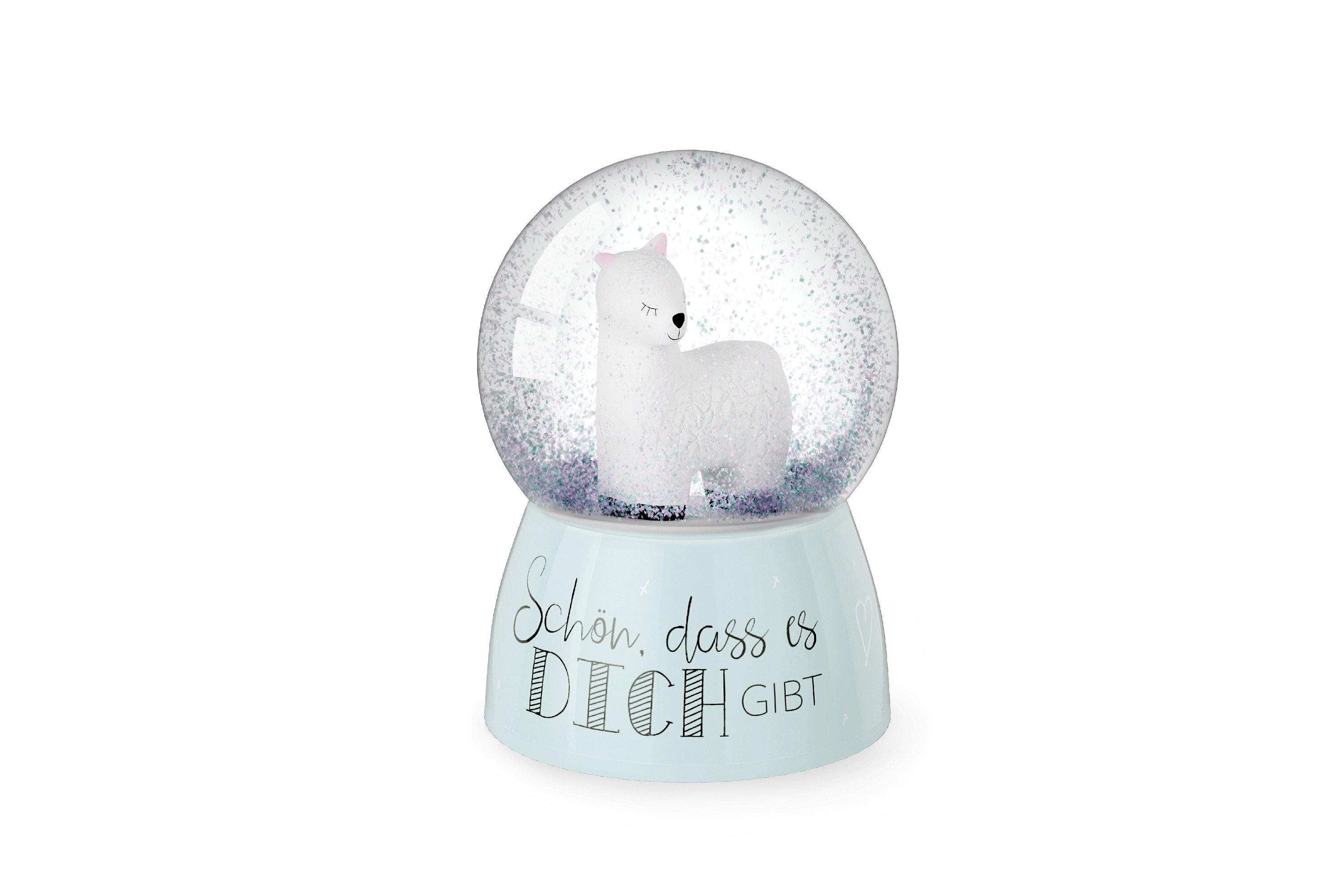 La Vida Schneekugel Schneekugel Glitzerkugel für Dich) Geschenk la vida Lama 7006731