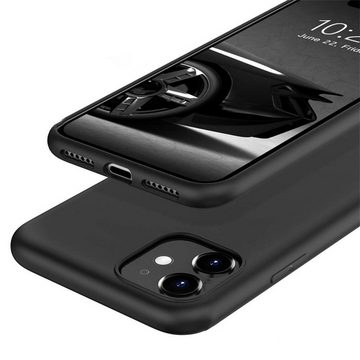 CoolGadget Handyhülle Black Series Handy Hülle für Apple iPhone 11 6,1 Zoll, Edle Silikon Schlicht Robust Schutzhülle für iPhone 11 Hülle