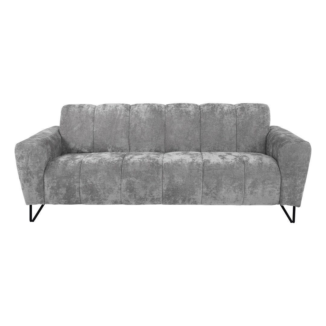 Beautysofa Sofa mit Metallbeine in schwarzer VOLARE, 3-Sitzer, viele Farbva günstig online kaufen