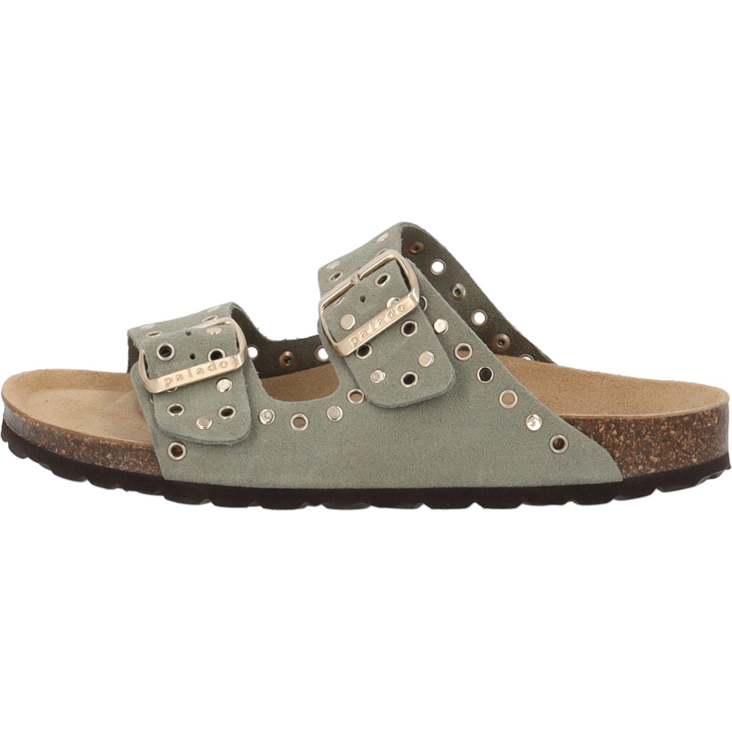 Palado Korfu Bistud Suede Premium Leather Pantolette