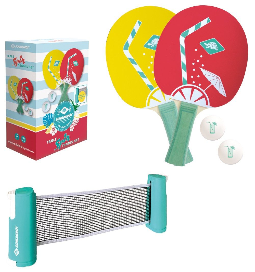 Tischtennisschläger Schildkröt 788661 - Tischtennis-Set Spin inklusive FSC-Schläger, N...