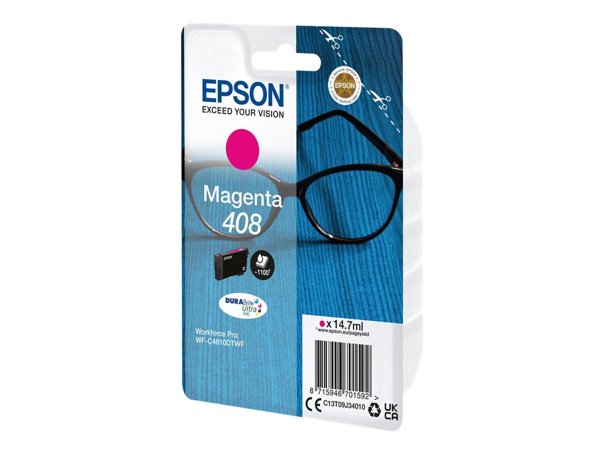 Thumbnail - Epson EPSON Ink/Singlepack Magenta 408 DURABrite Ult Tintenpatrone