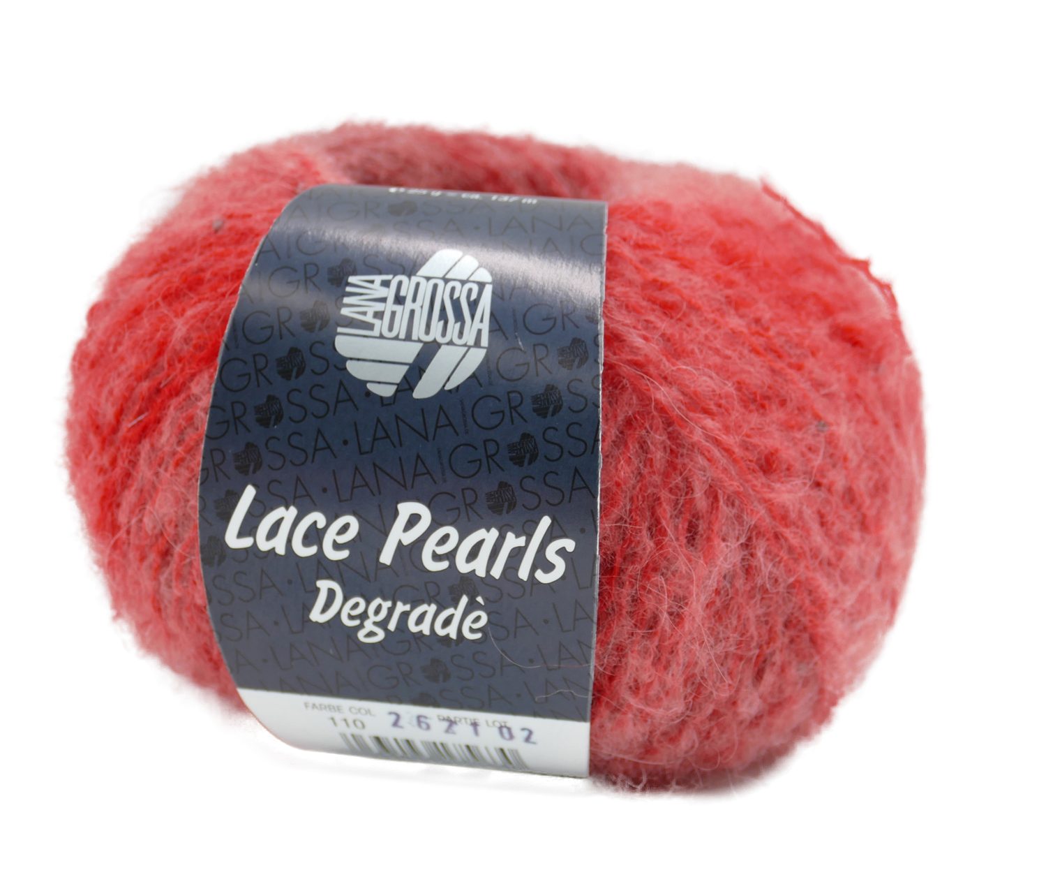 LANA GROSSA Lace Pearls & Lace Pearls Degradé Häkelwolle, 137 m (Wolle zum stricken und häkeln, Lacegarn)