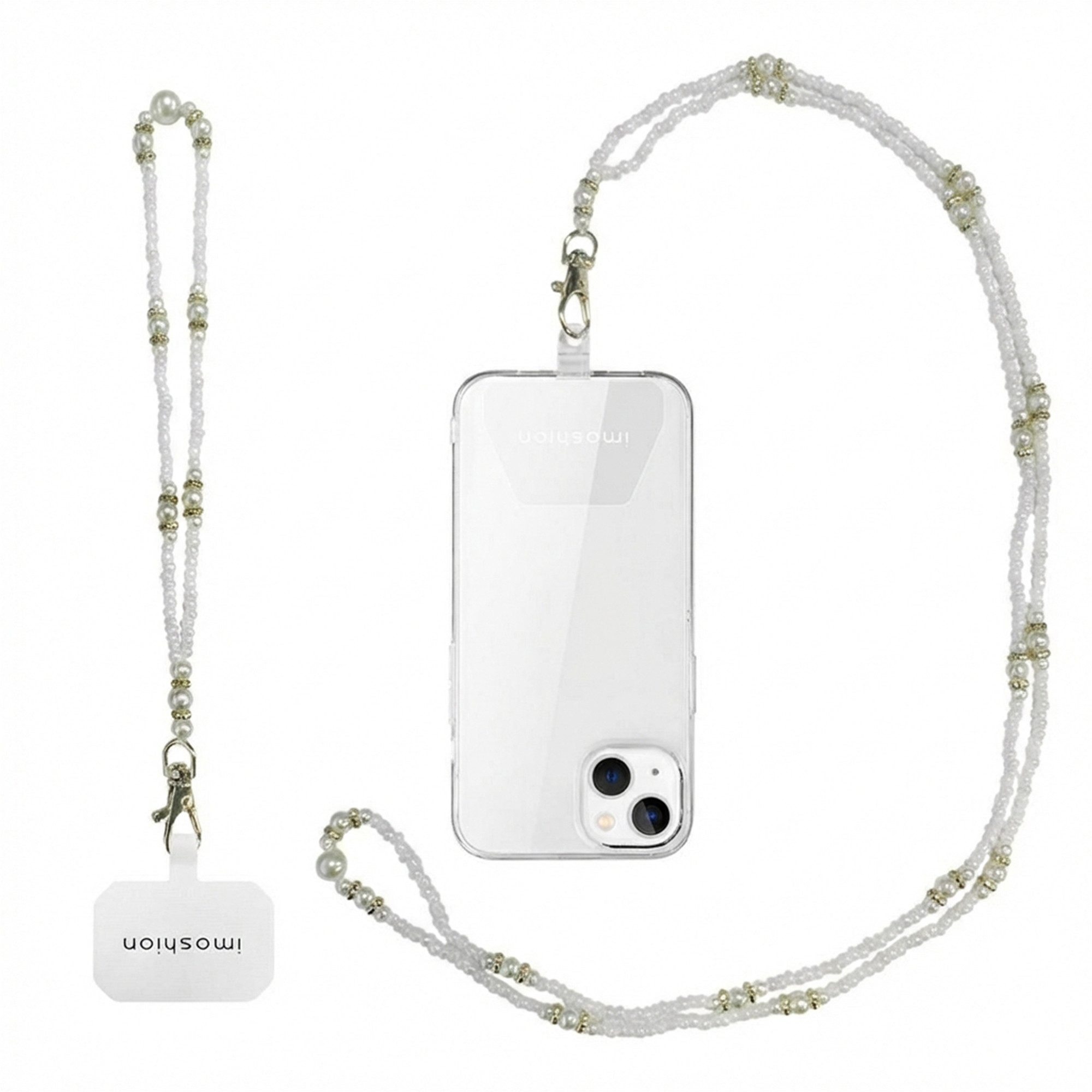 imoshion Smartphone-Tragegurt imoshion Universell Telefonband + Handschlaufe - Perlen, (1-tlg)