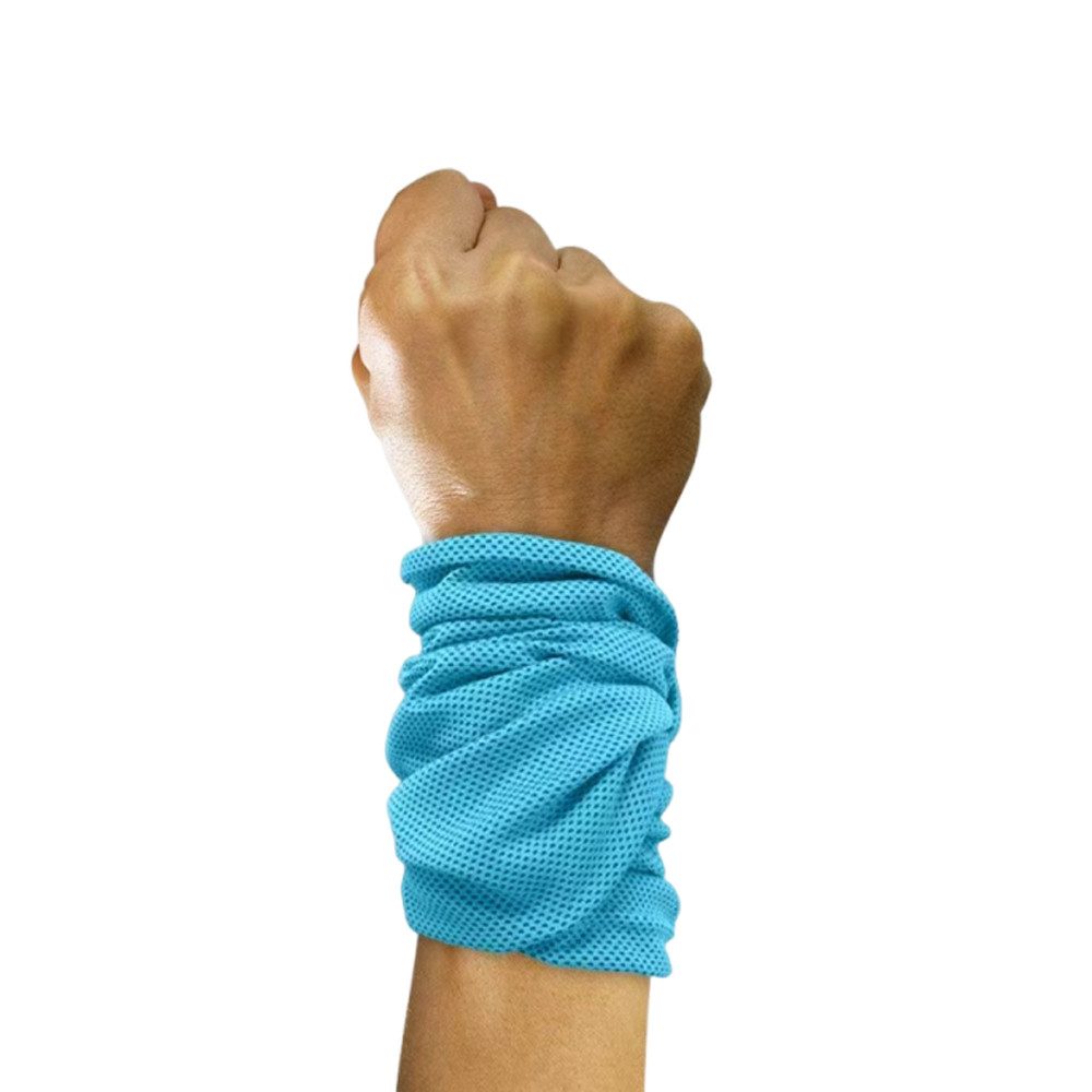 Diwzbyn Sporthandtuch 2PC Kühlendes Armband,Handgelenkschutz Aus Eisseide, Handgelenk, (2-St), geeignet für Sport, Fitness, Reise, Yoga
