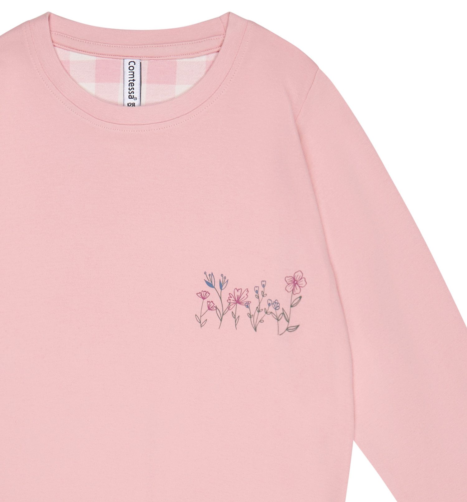 comtessa Schlafanzug Iceberg Buddies (Set, 2 tlg., 2-teilig) Mädchen Pyjama lang Langarm Interlock Baumwolle Winter