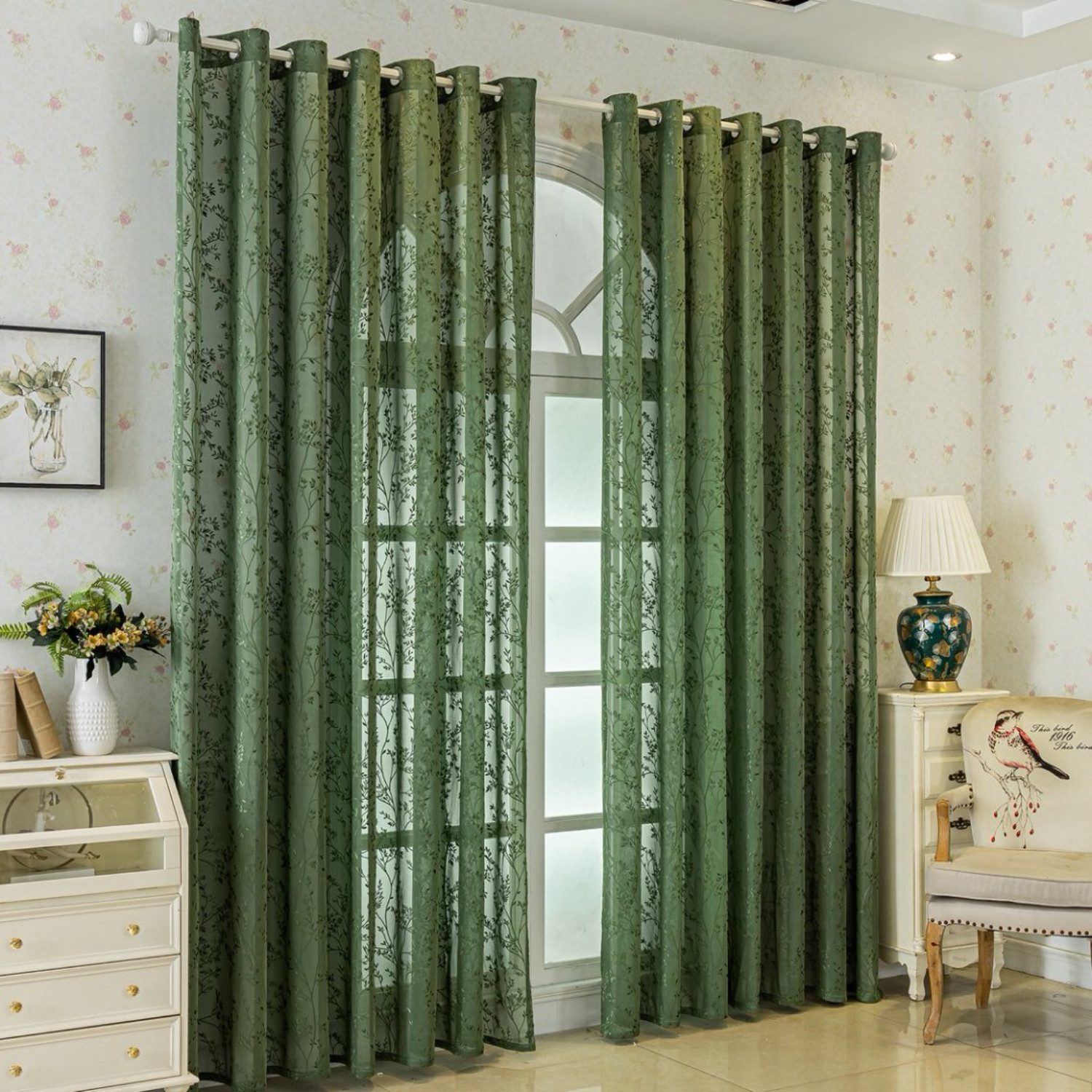 BYSURE Gardine (2 St), Moderner, schlichter Fensterschirm günstig online kaufen