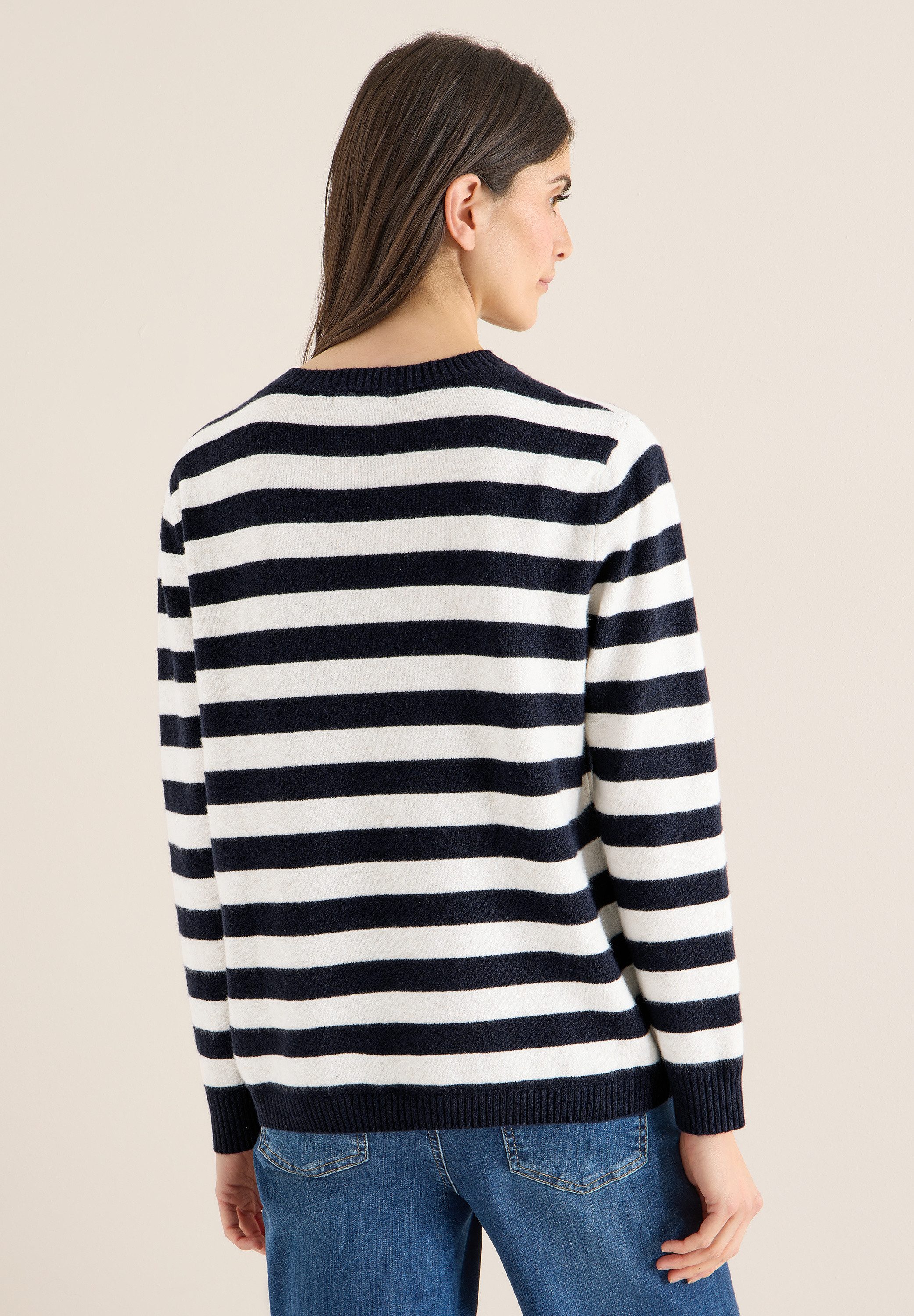 CECIL Rundhalspullover Feinstrick günstig online kaufen