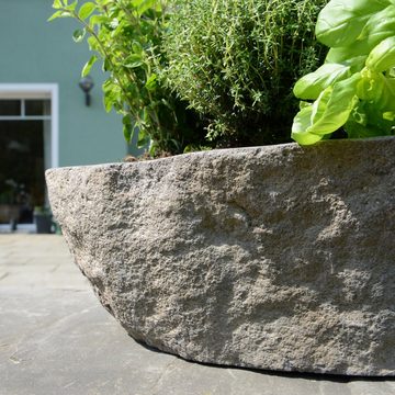 wohnfreuden Dekoschale Naturstein-Schale innen poliert ca. 50 cm, 30793