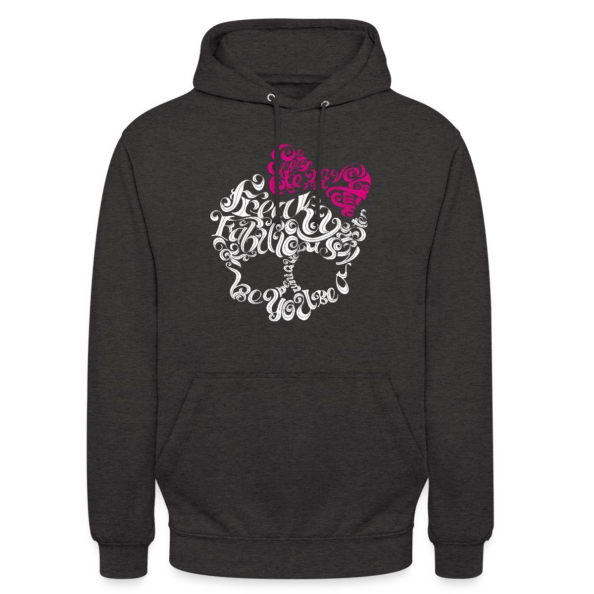 Hoodie Monster High™ Totenkopf Mit Schleife Unisex Hoodie