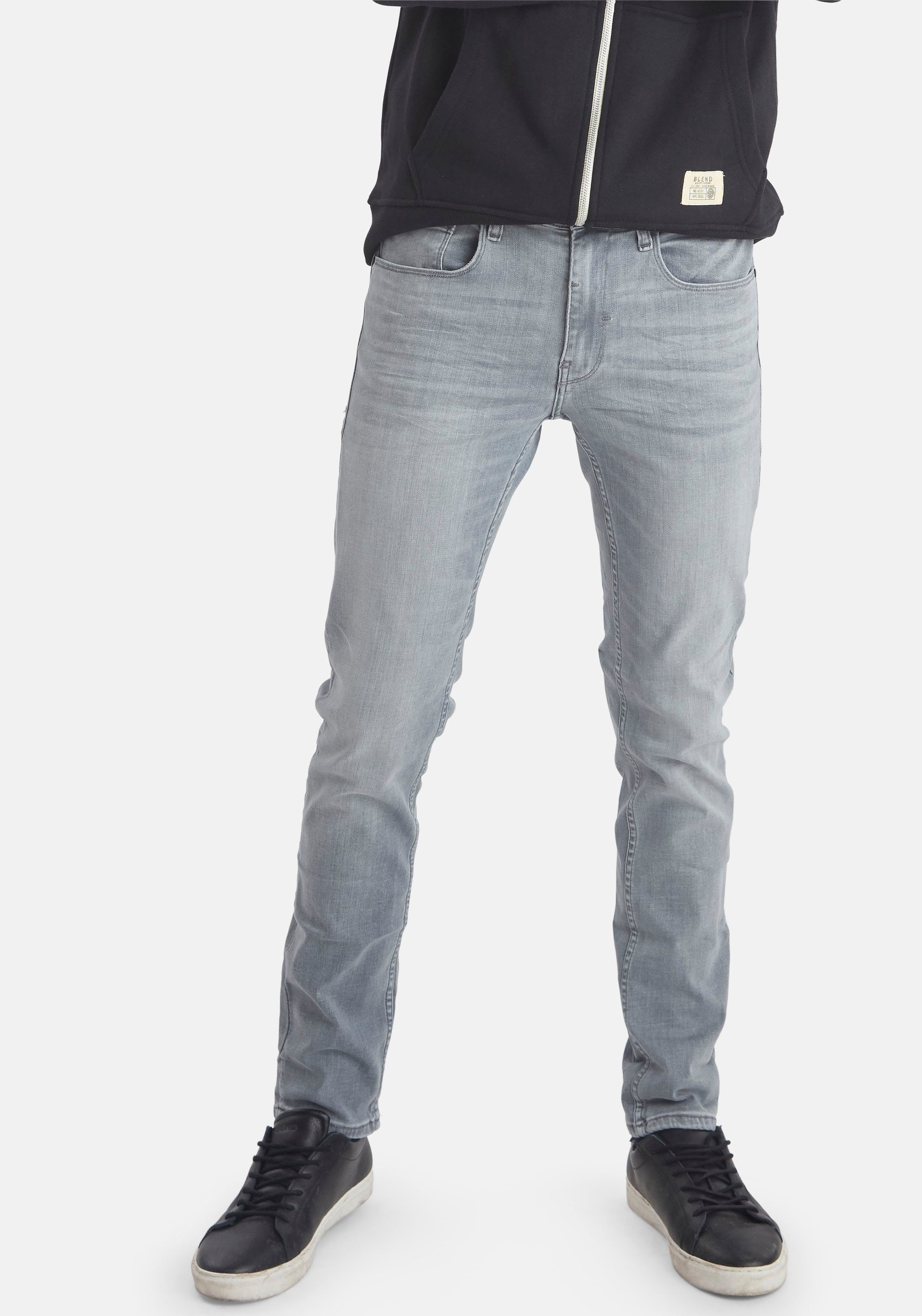 Besondere Glückstüte Blend Slim-fit-Jeans Jet grey Multiflex