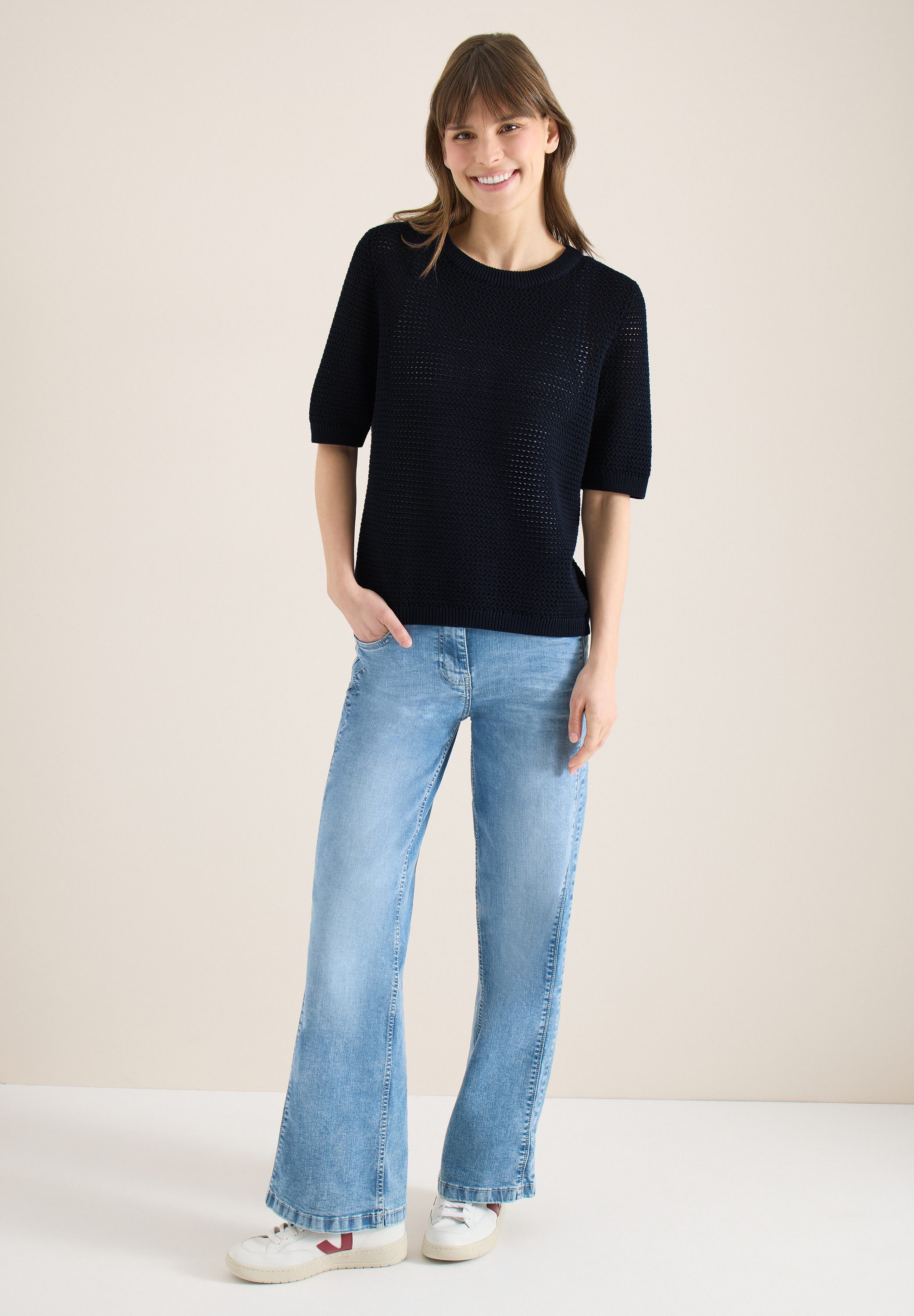 CECIL Cardigan aus reiner Baumwolle