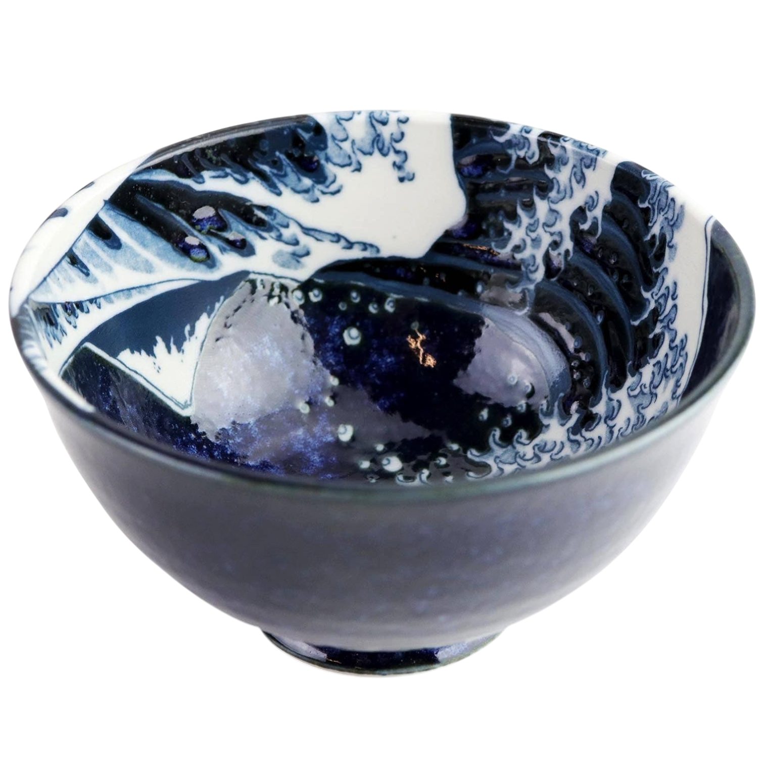 Dark-Desires Suppenschüssel „Die große Welle vor Kanagawa“ – Japanische Porzellanschale 300 ml